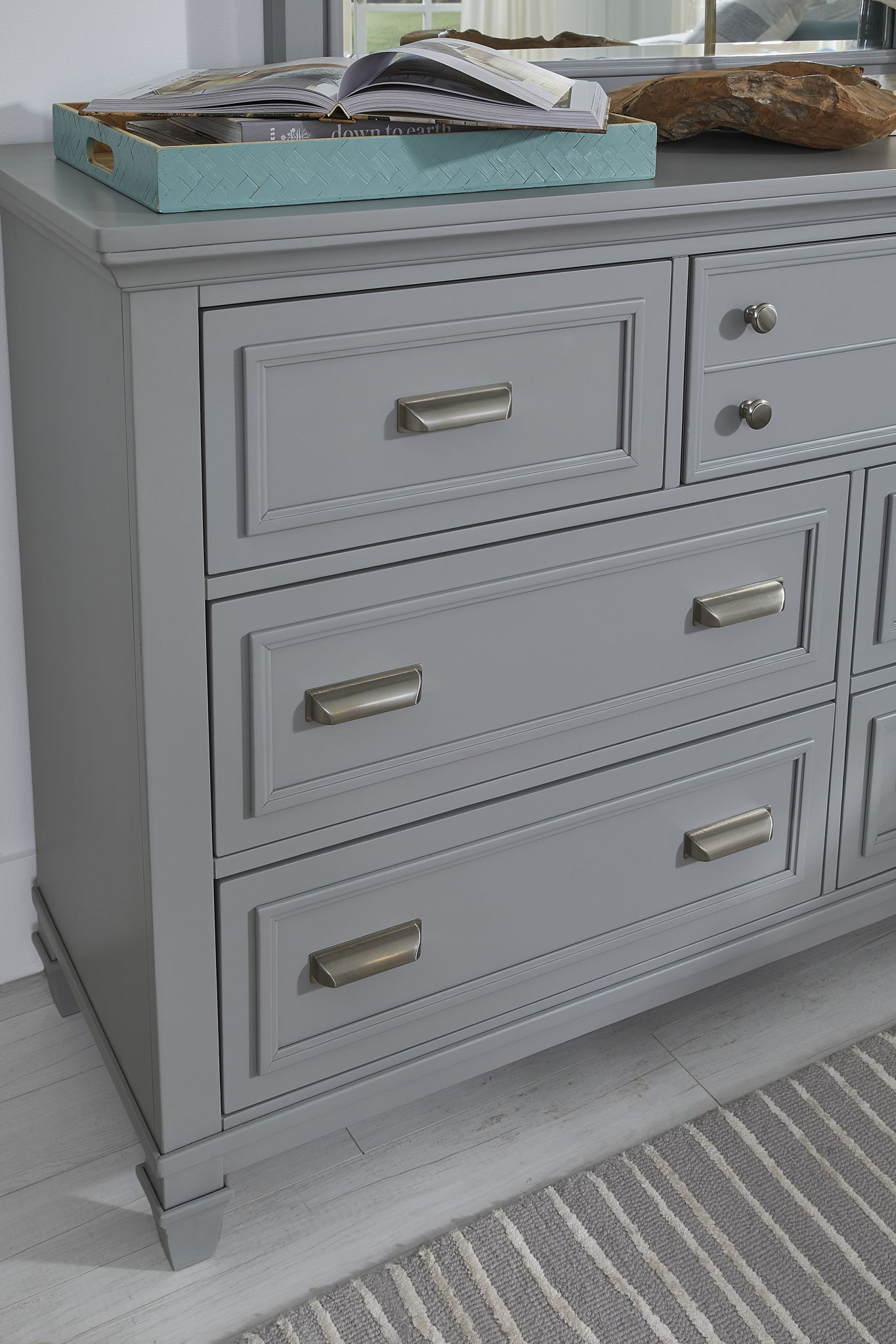 Charleston - Drawer Dresser With Landscape Mirror - Image 3