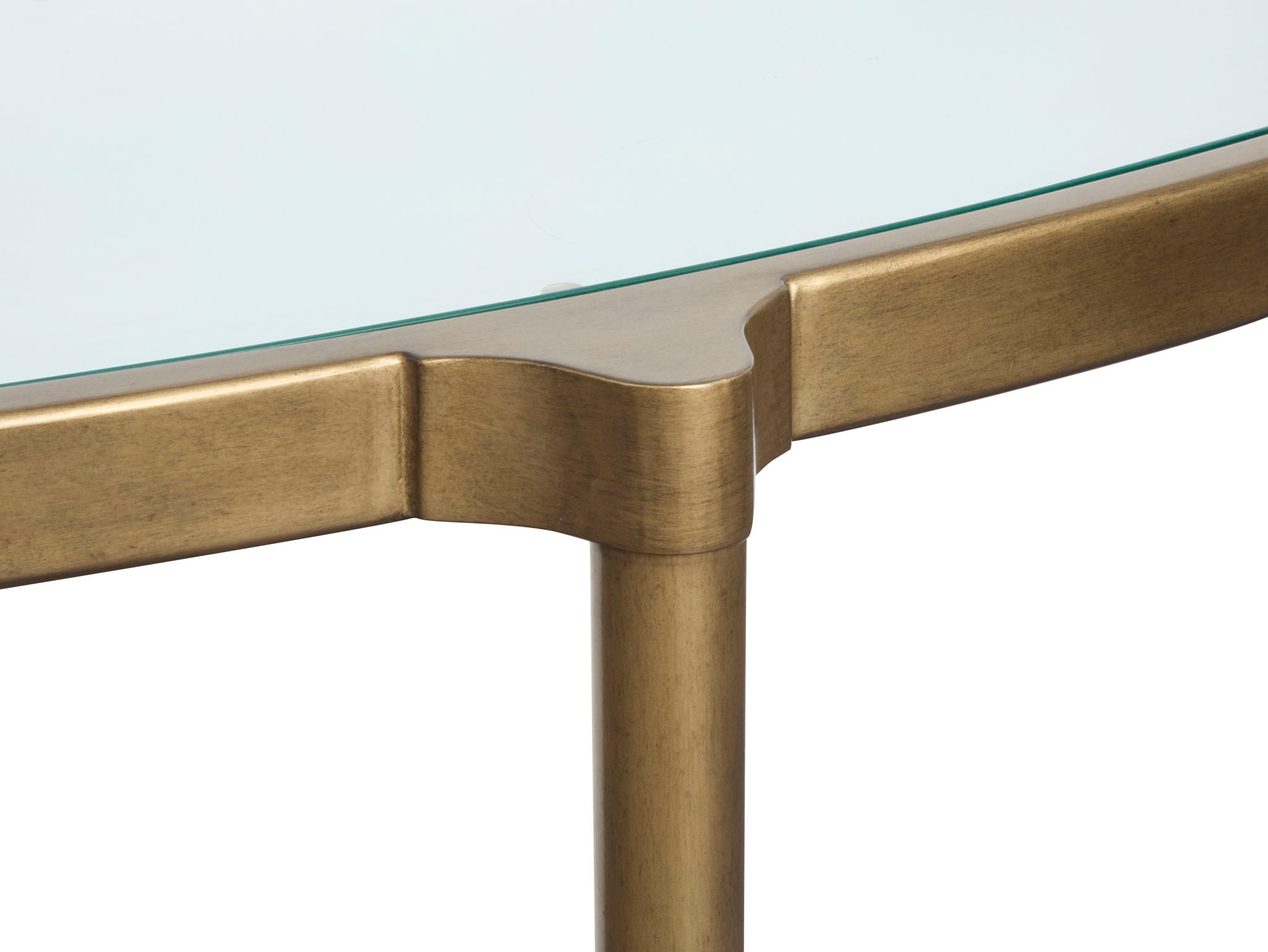 Cassidy - Shaped Cocktail Table - Aged Brass And Volakas Classic - Image 3