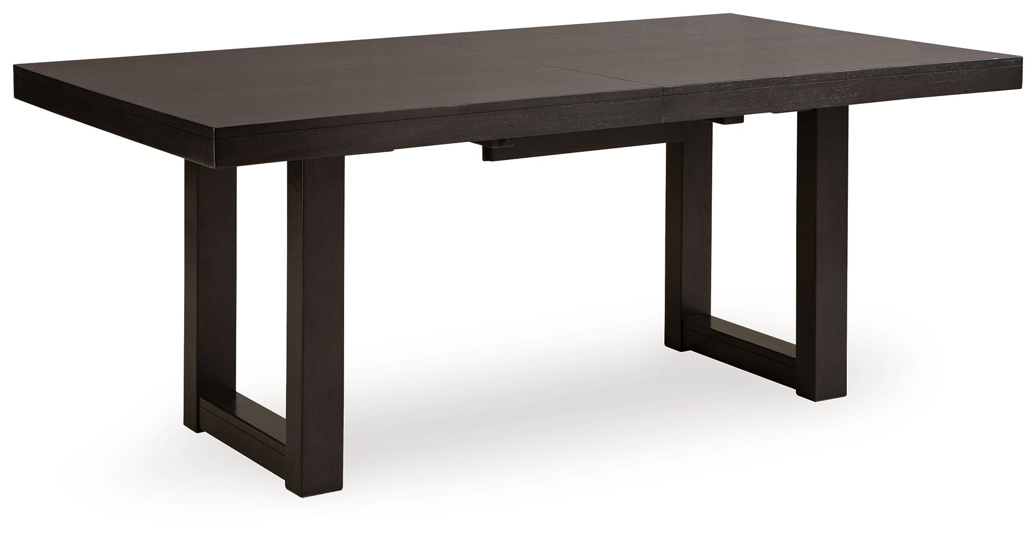 Neymorton - Rectangular Dining Room Butterfly Extension Table - Dark Grayish Brown - Image 3