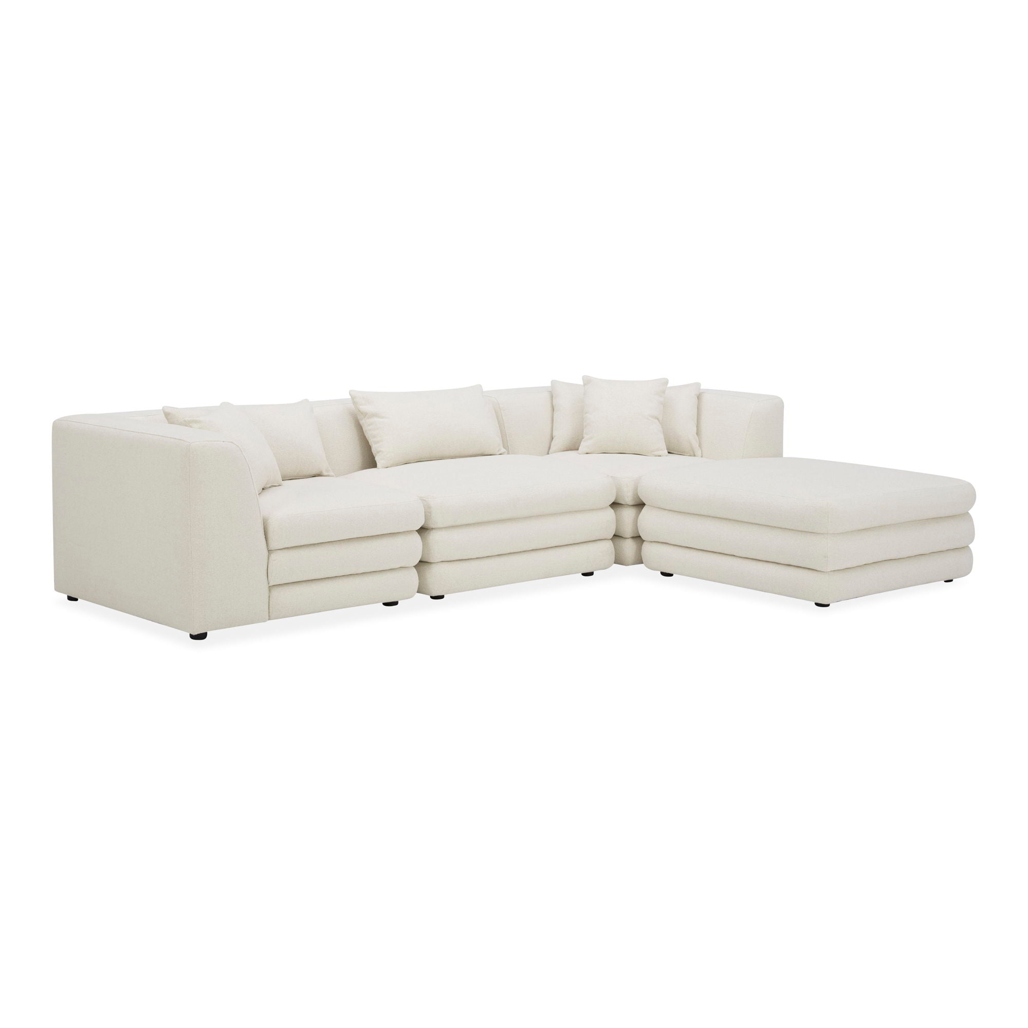 Lowtide - Lounge Modular Sectional - Warm White - Image 3