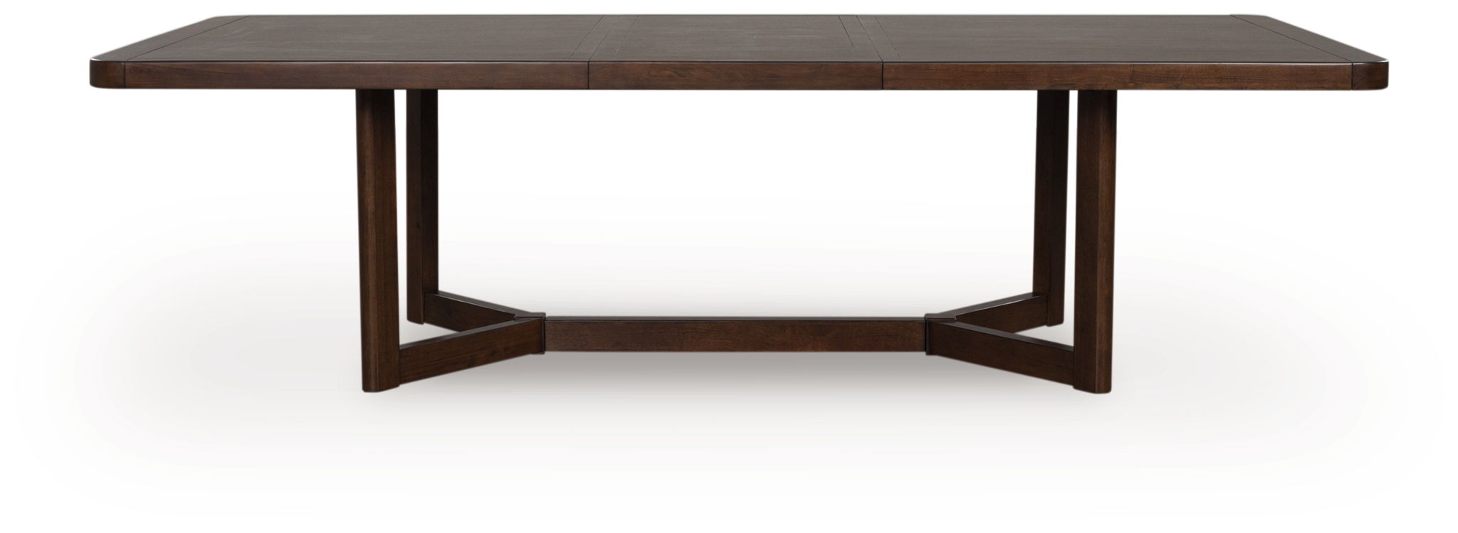 Dilenno - Rectangular Dining Room Extension Table - Dark Brown - Image 3