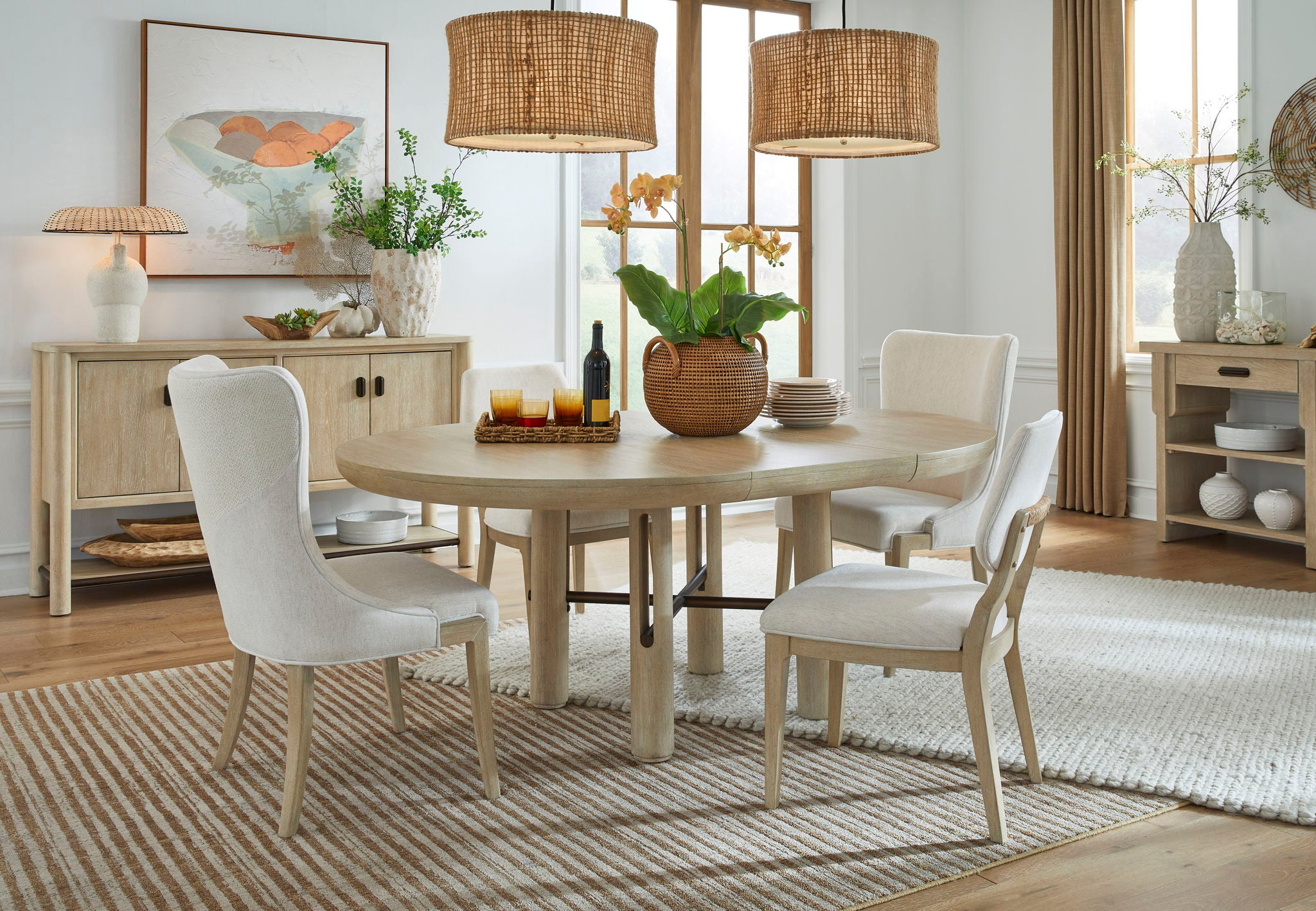 Sunset Cove - Upholstered Host Chair (Set of 2) - Sanibel Brown - Image 3