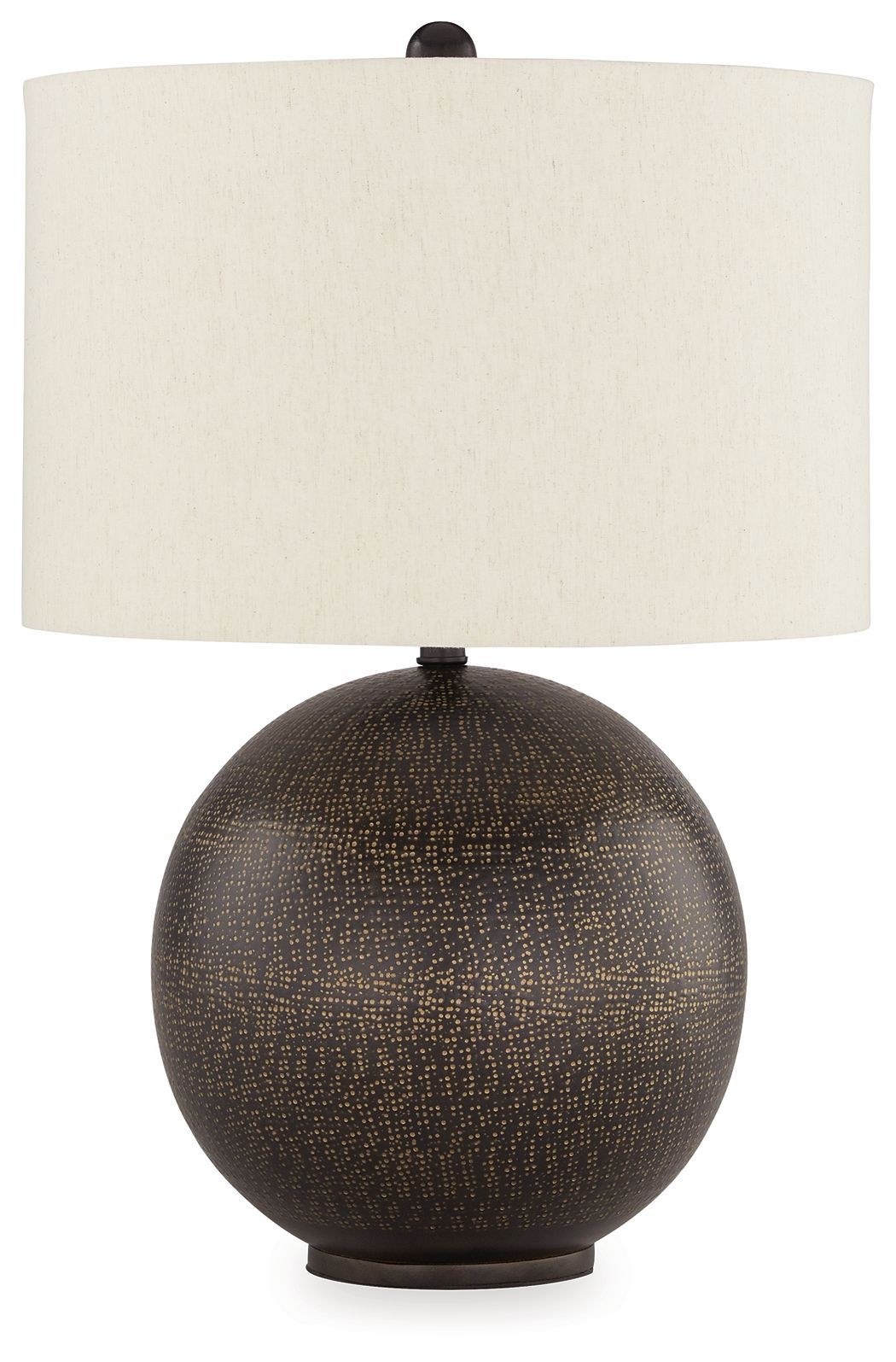 Hambell - Metal Table Lamp - Black / Gold Finish - Image 1