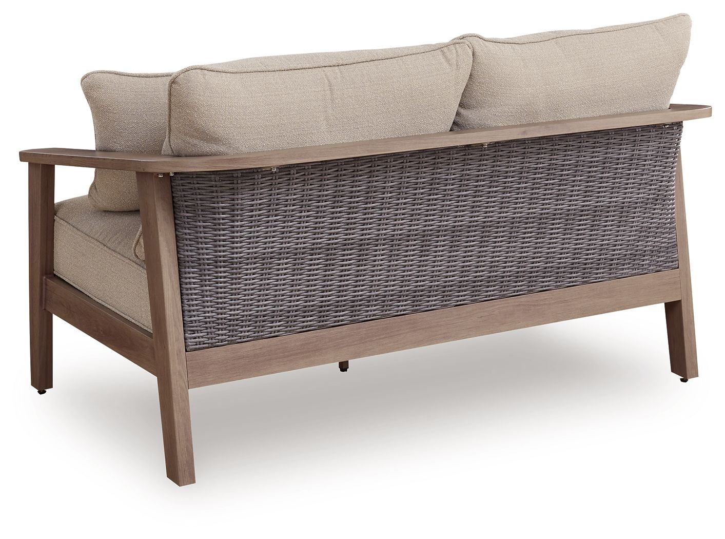 Harmony Headlands - Loveseat With Cushion - Natural / Gray - Image 3