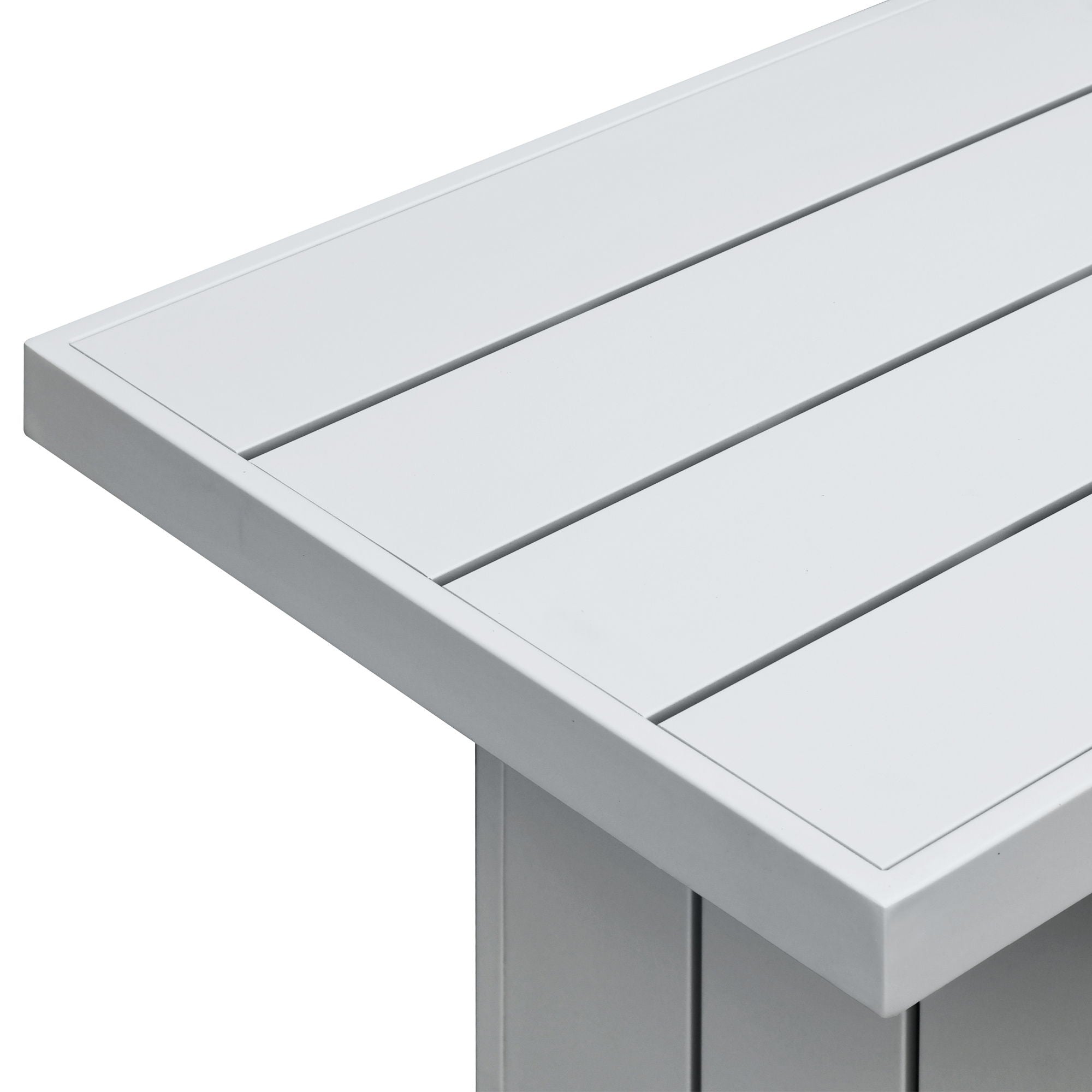 Nash - Outdoor Dining Bench - Buff - Image 2