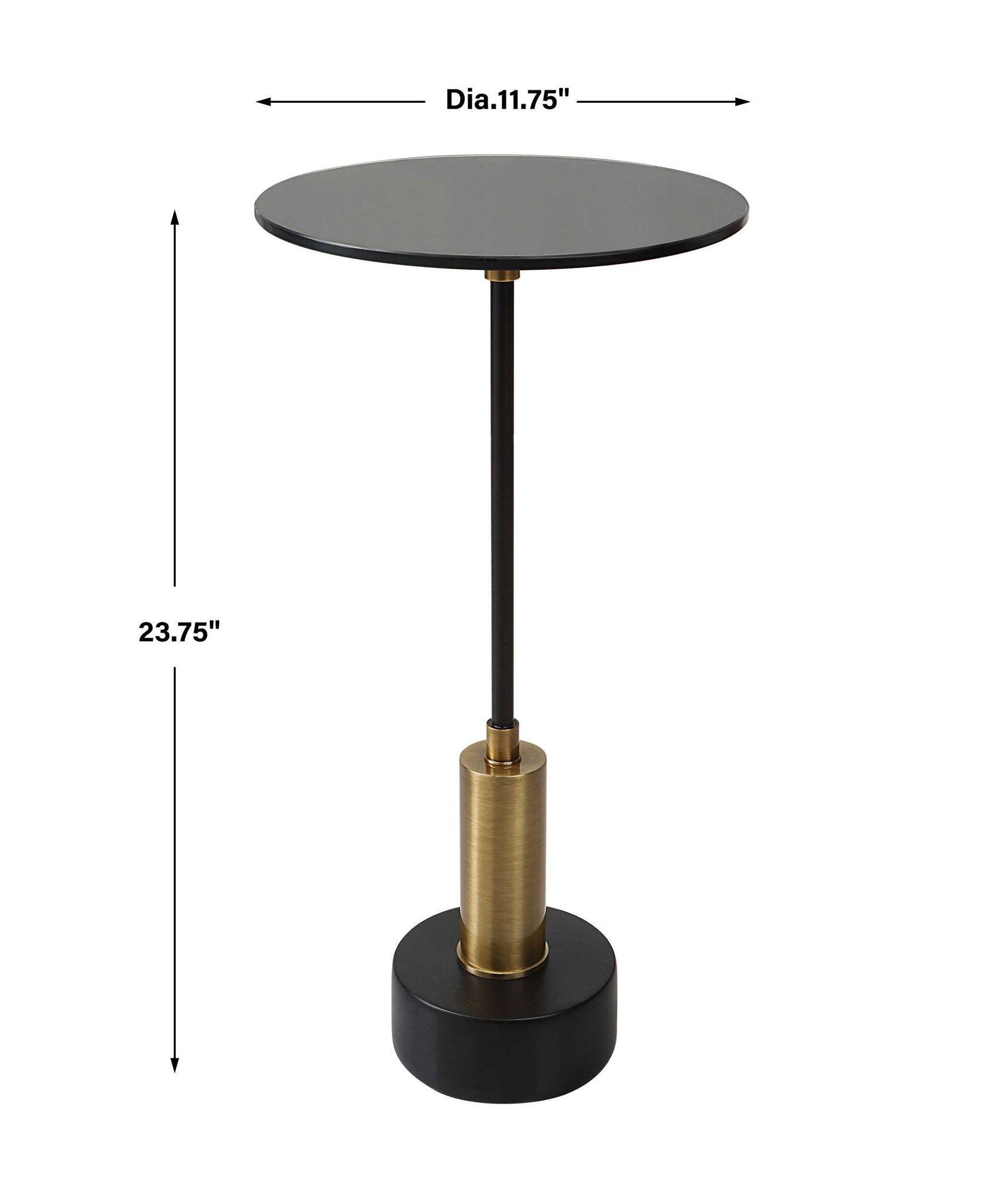 Spector - Modern Accent Table - Black - Image 2