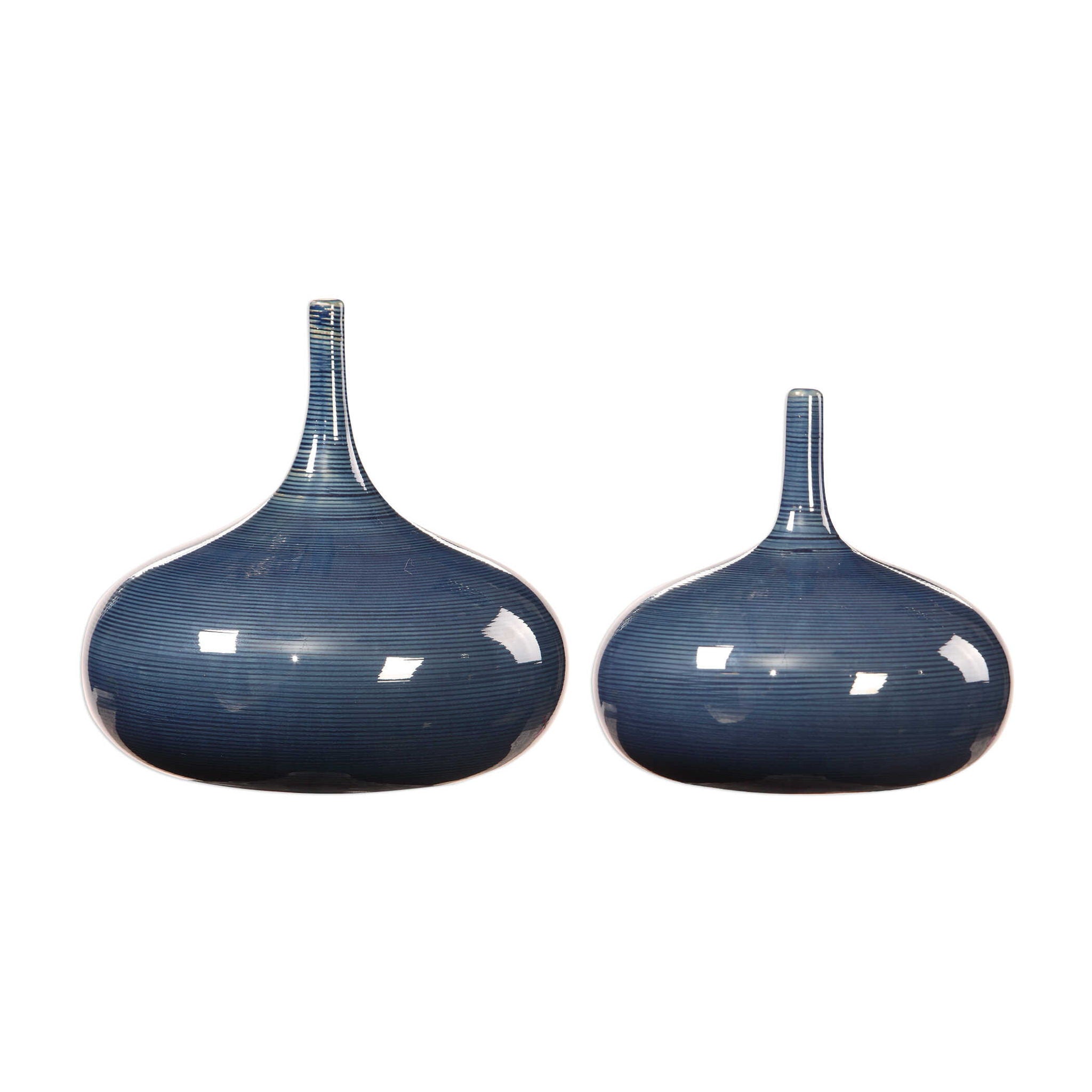 Zayan – Vases (Set of 2) – Blue