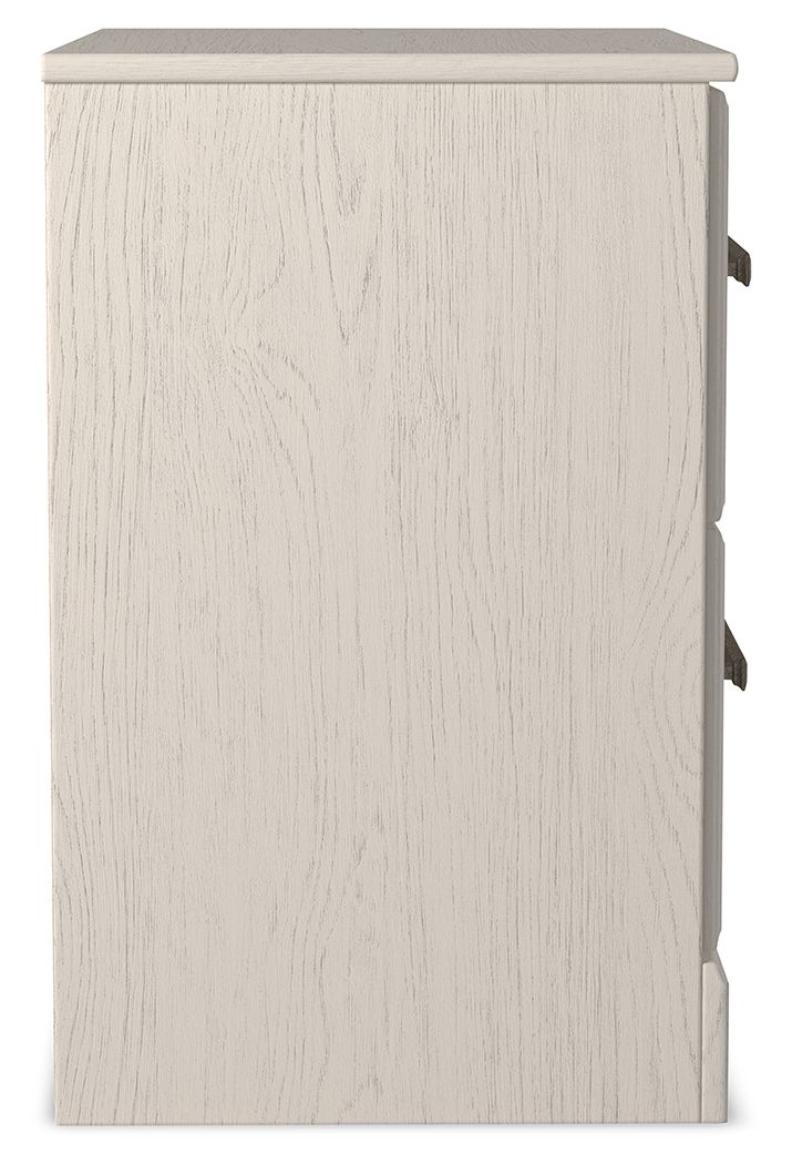 Stelsie - Two Drawer Night Stand - White - Image 2