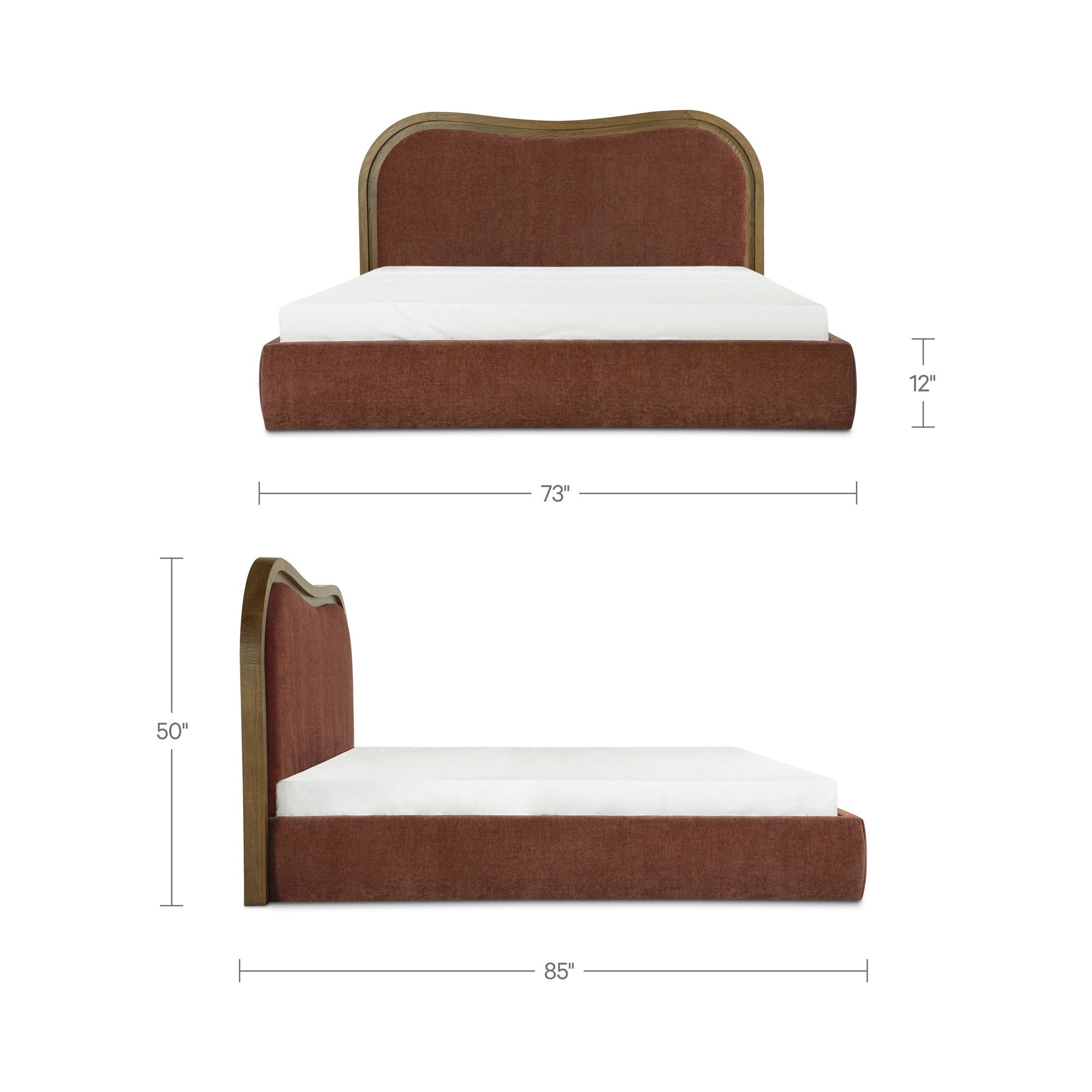 Camilla - Queen Bed - Chestnut - Image 2