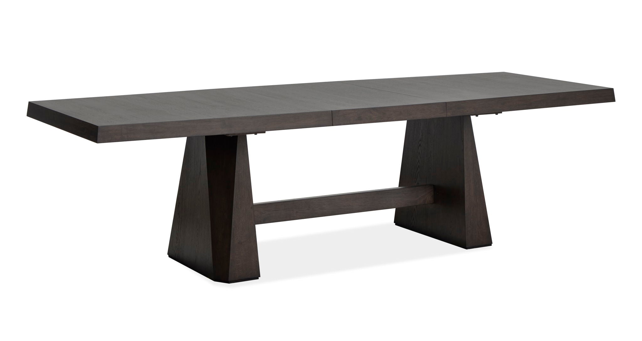 Tauren – Extendable Double Pedestal Dining Table – Coffee Bean