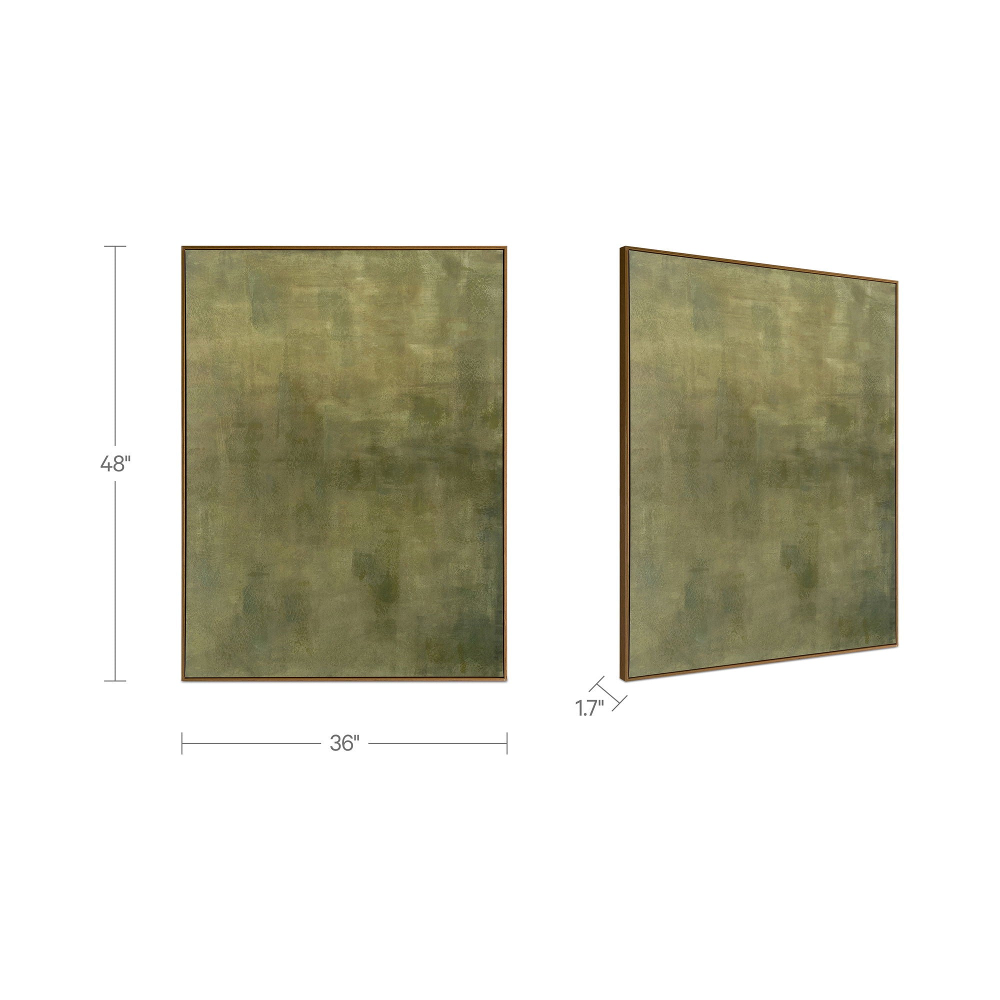 Enamor - Framed Painting - Olive - Image 2