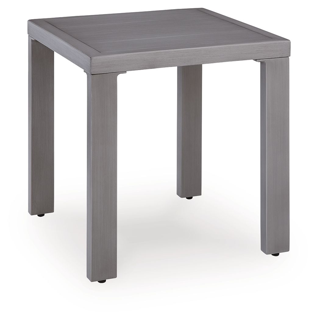 Half Moon Beach - Square End Table - Gray - Image 1