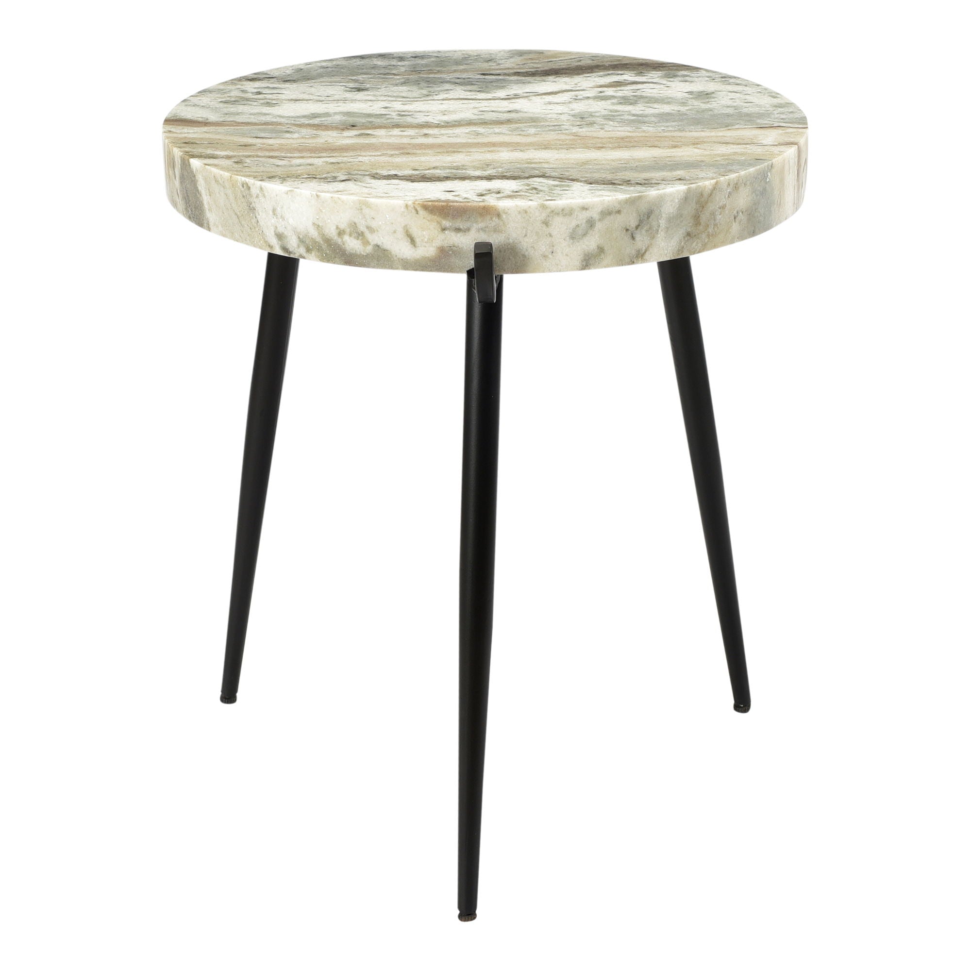Brinley - Marble Accent Table - Beige - Image 2