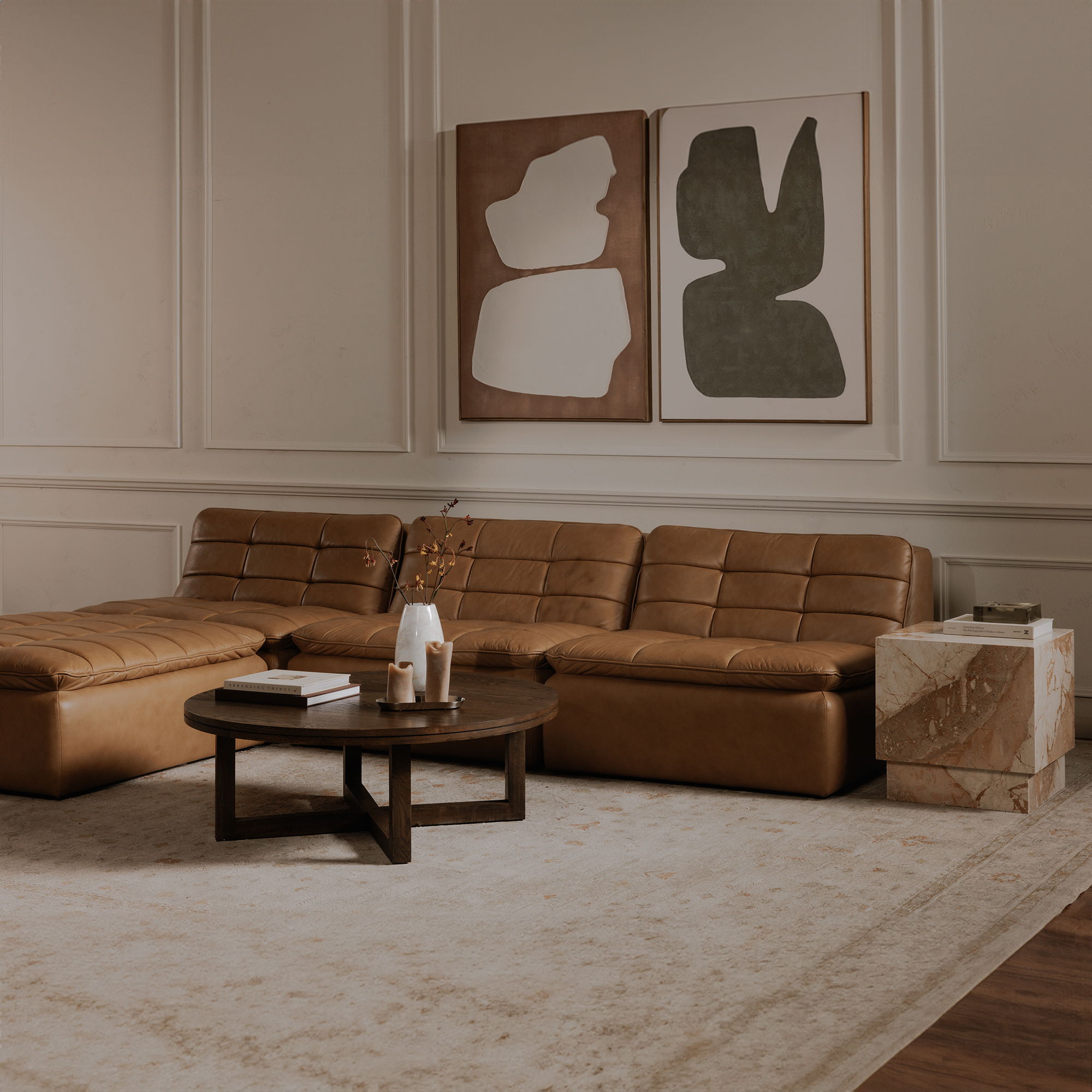 Lino - Lounge Modular Sectional - Tan - Image 3