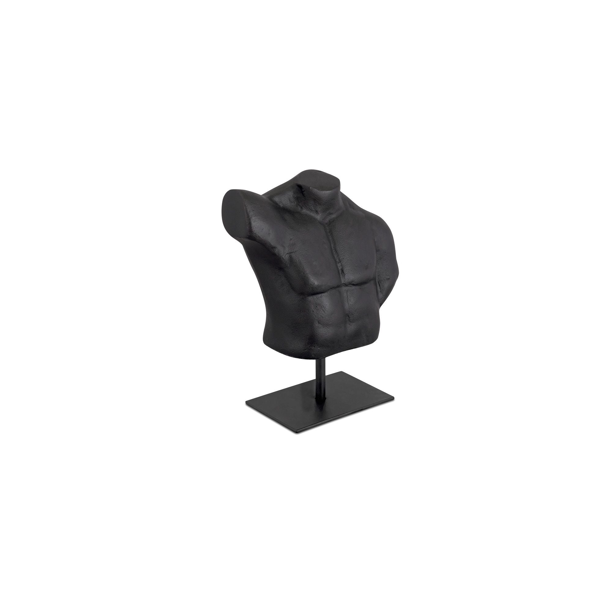Victor - Cast Alumiinum Sculpture - Aged Black - Image 3