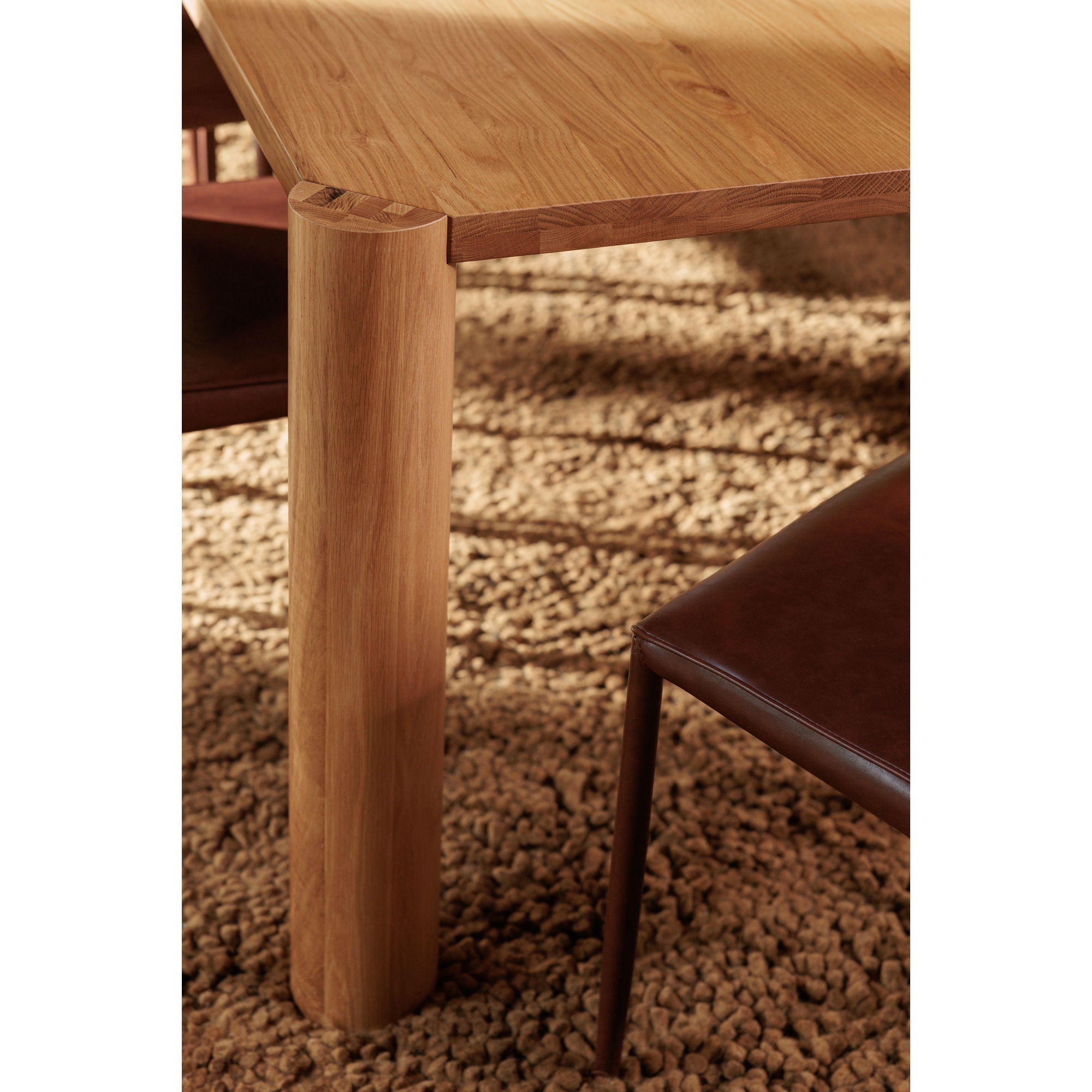 Post - Small Dining Table - Natural - Image 2