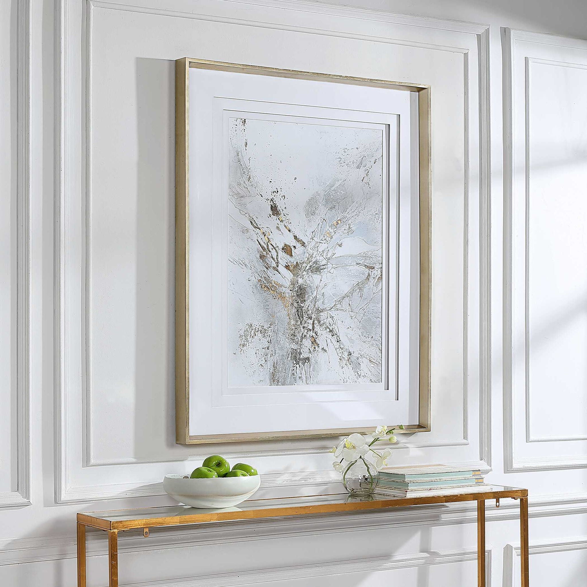 Pathos - Framed Abstract Print - Gold - Image 3