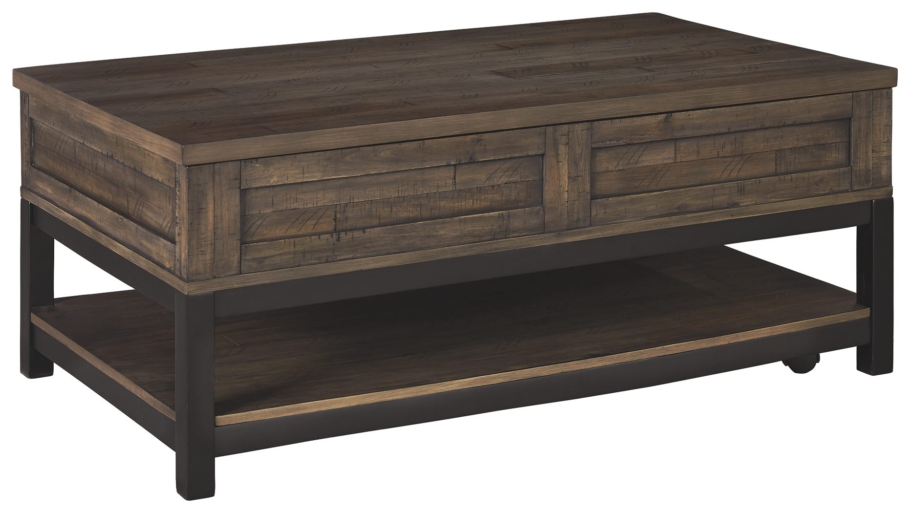 Johurst – LIFT TOP COCKTAIL TABLE – Grayish Brown