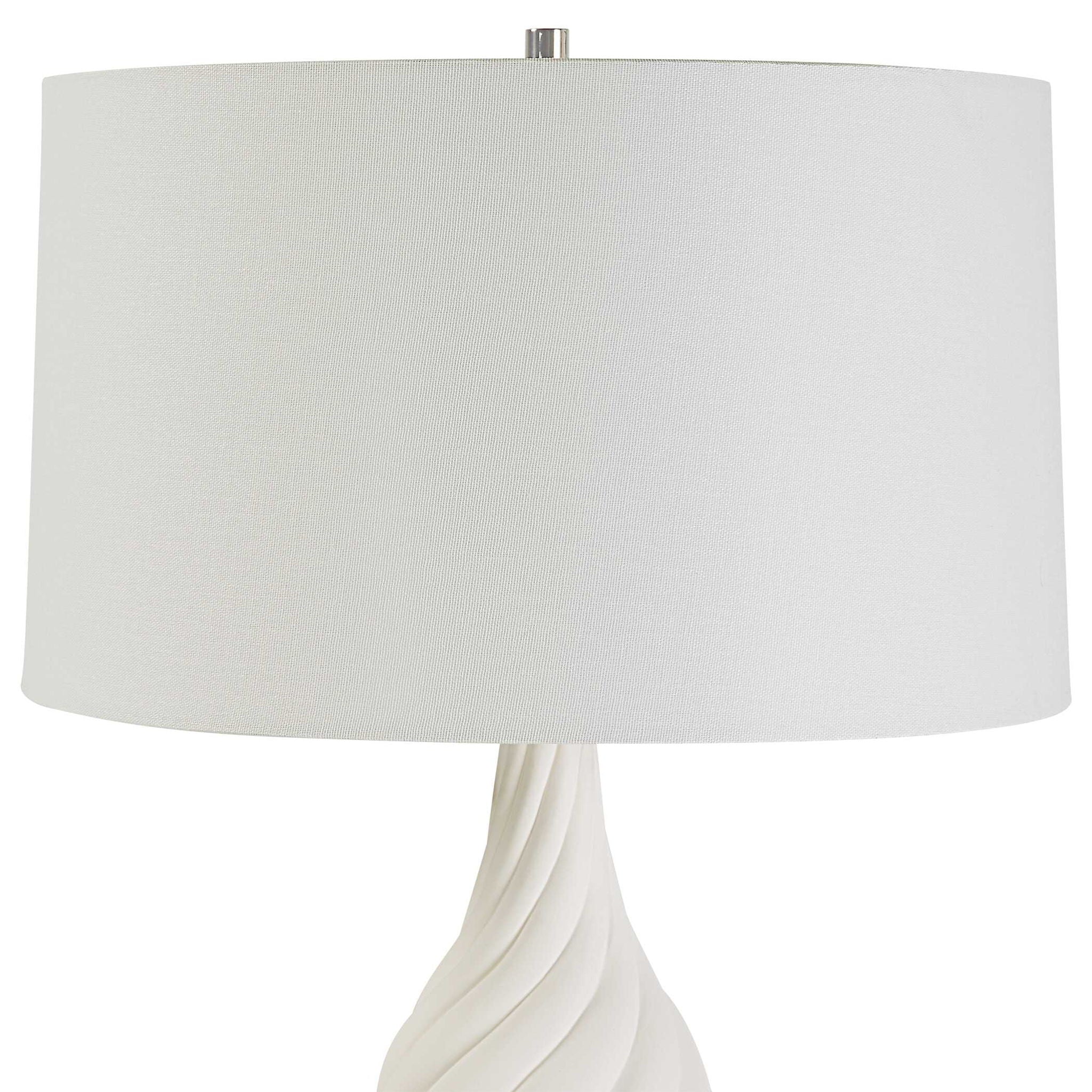 Twisted Swirl - Table Lamp - White - Image 2