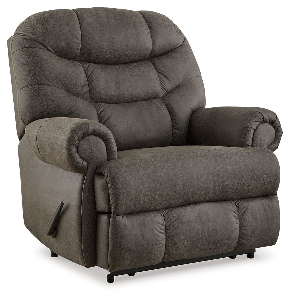 Camera Time – Zero Wall Recliner – Faux Leather – Gunmetal