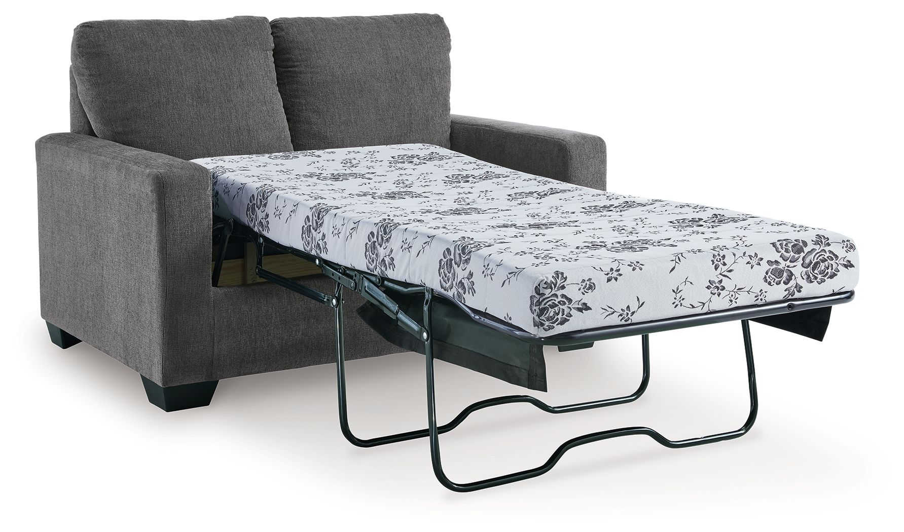 Rannis - Twin Sofa Sleeper - Fabric - Pewter - Image 2