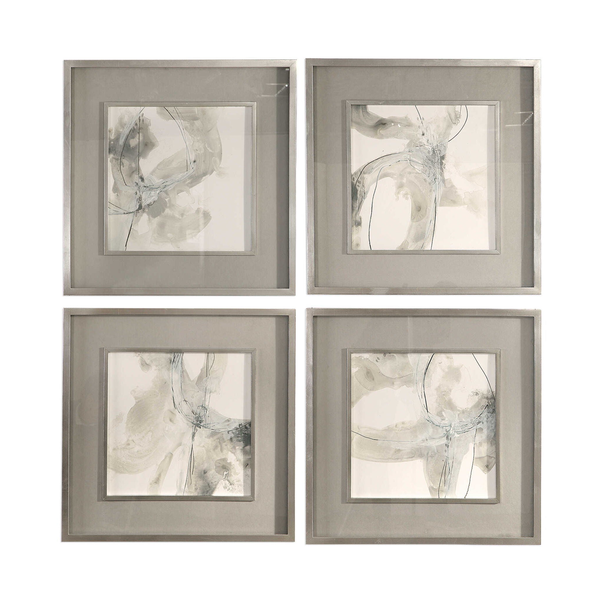 Divination - Abstract Art (Set of 4) - Beige - Image 1