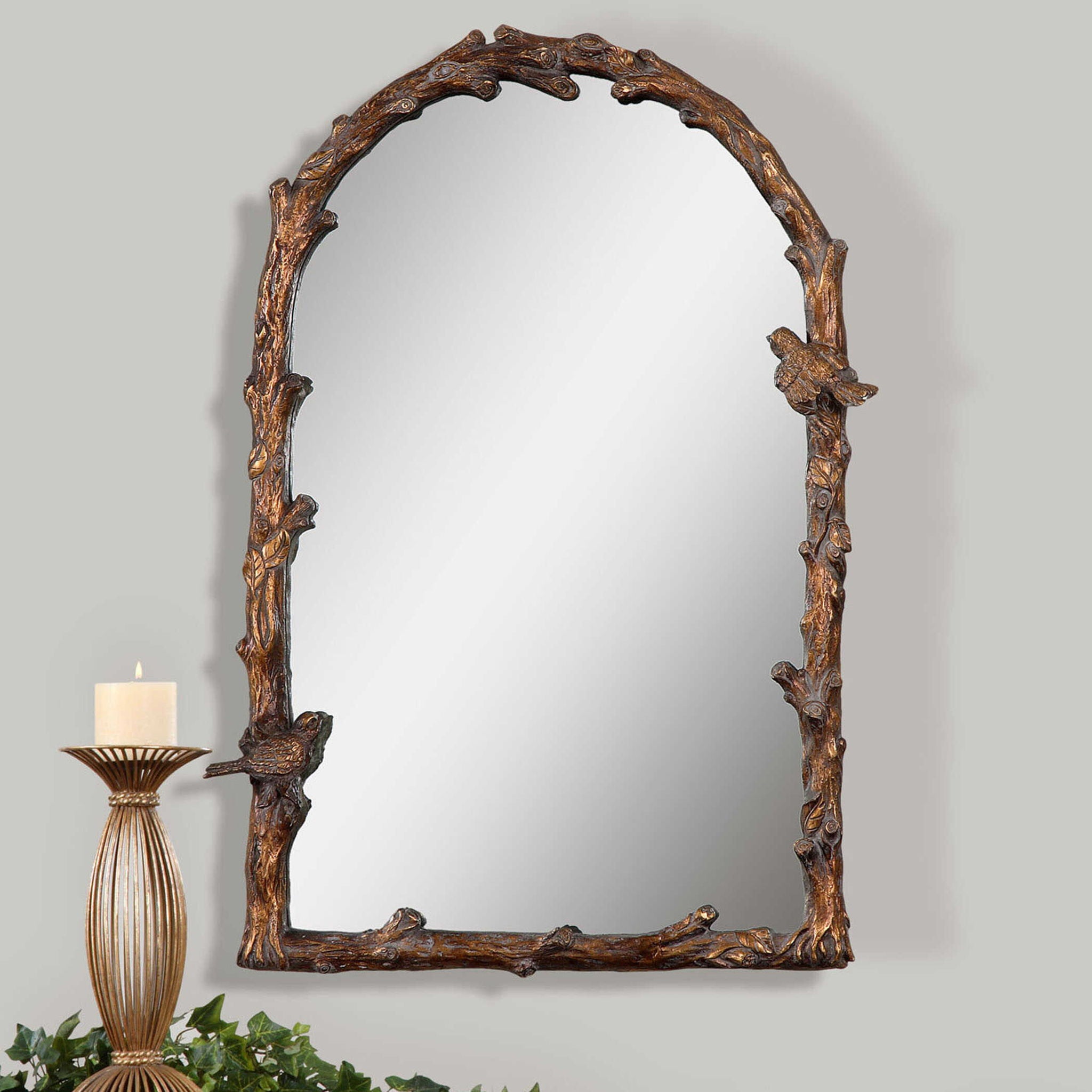 Paza - Arch Mirror - Antique Gold - Image 3