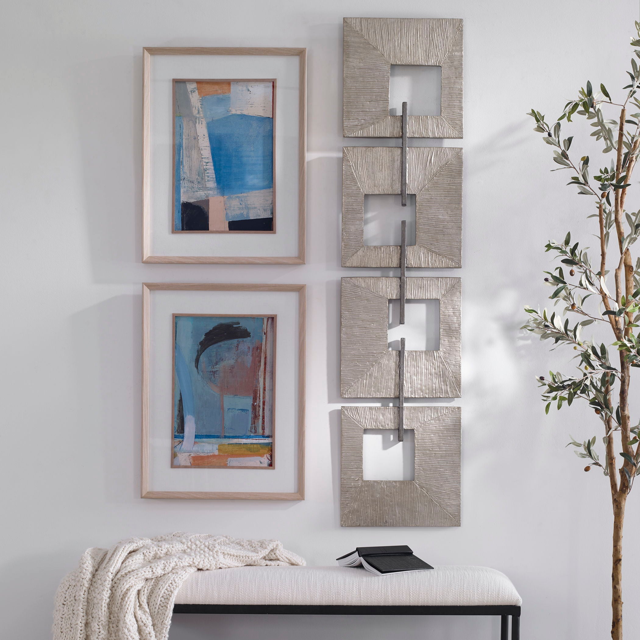 Linked - Metal Wall Decor - Champagne - Image 2
