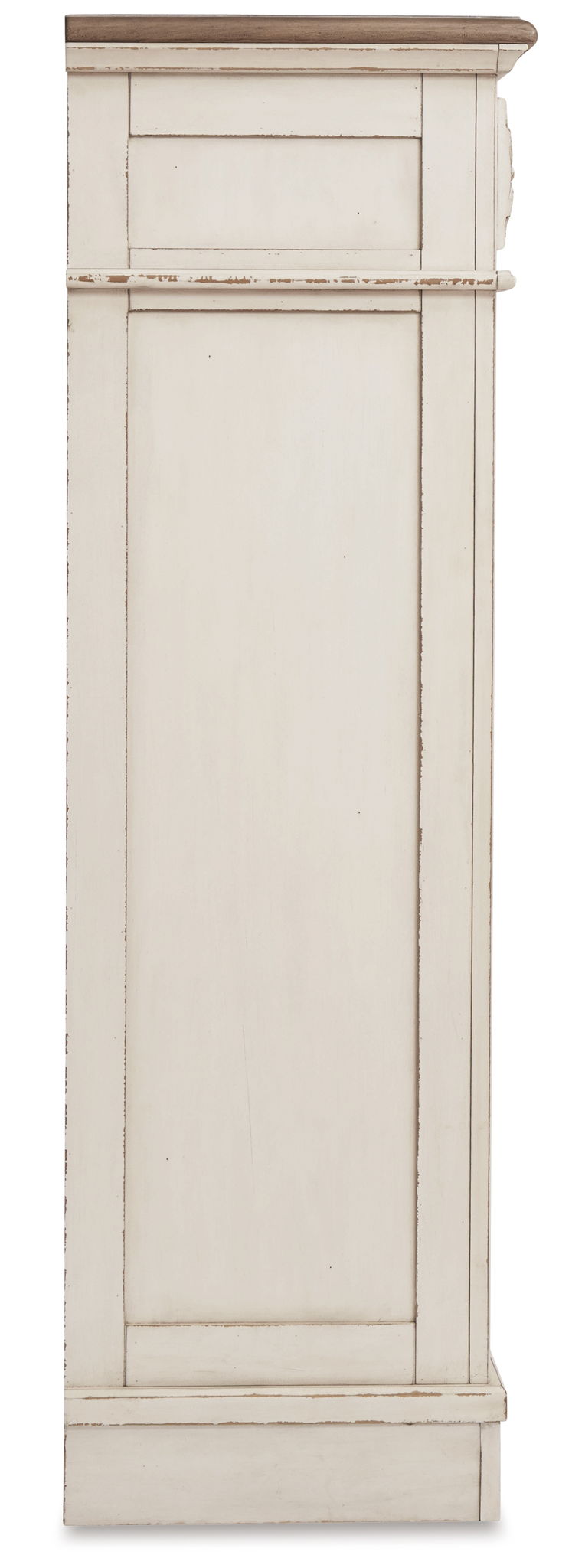 Realyn - Five Drawer Chest - White / Brown / Beige - Image 3