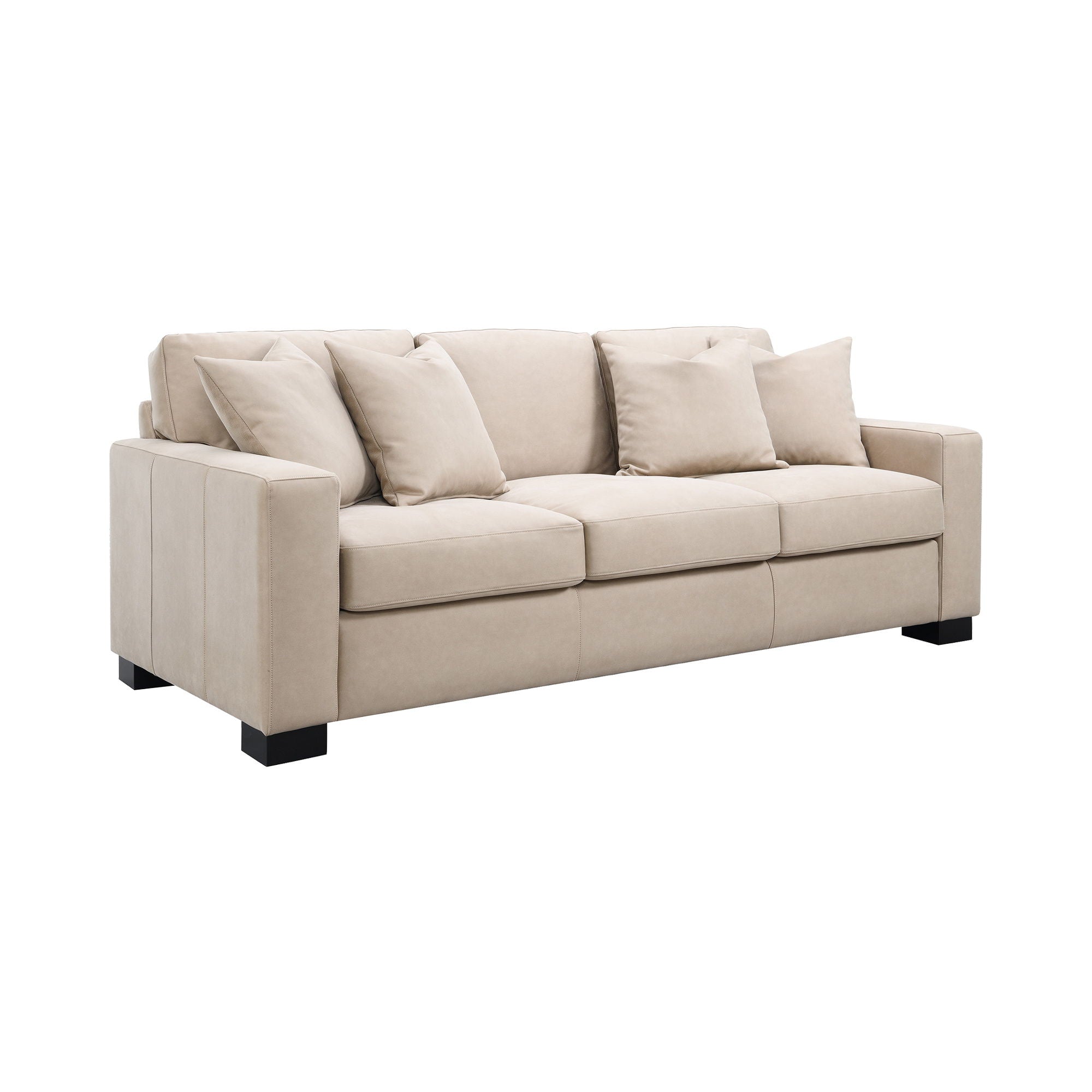 Dexter - Sofa With 4 Pillows - Taupe - Image 1