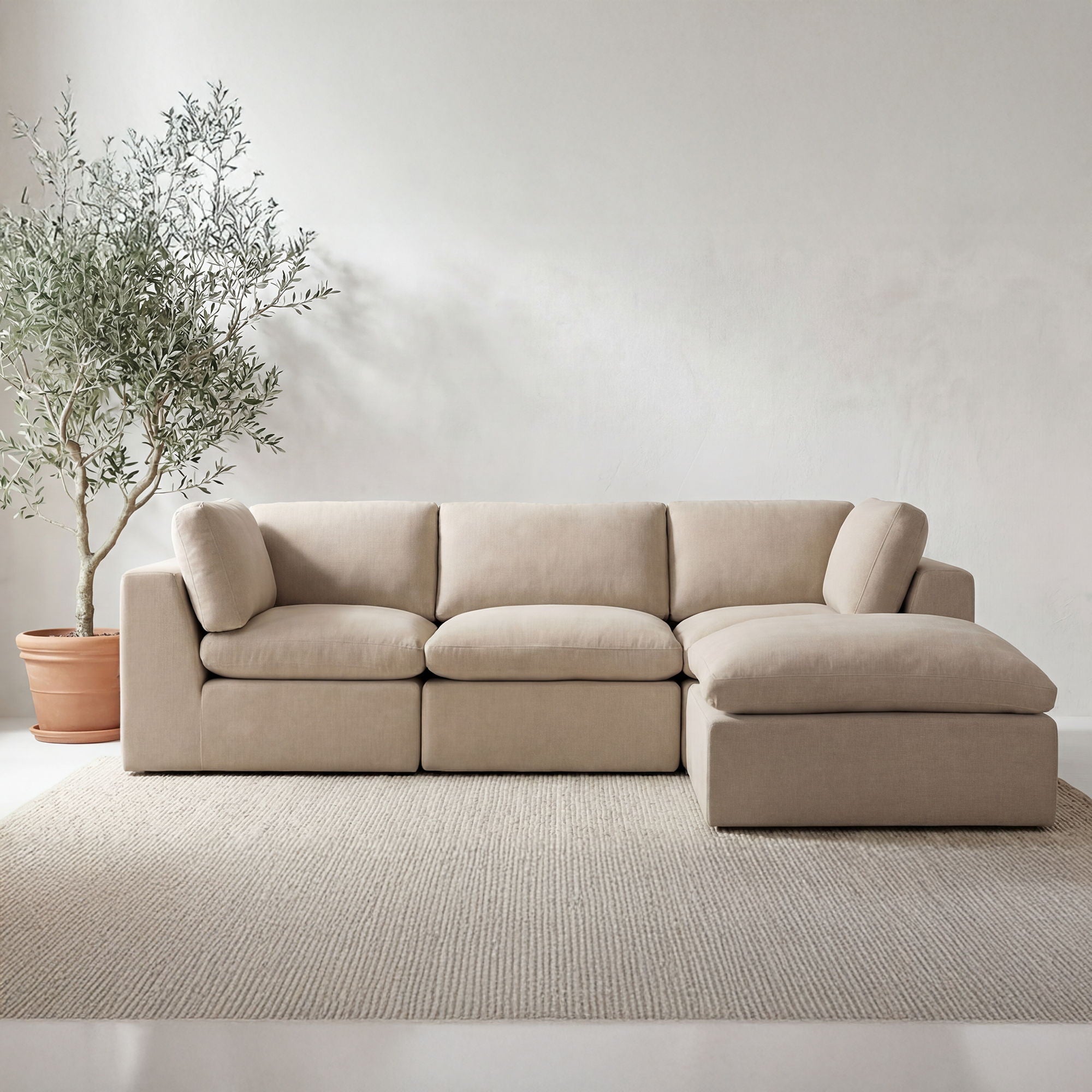 Cates - Lounge Modular Sectional - Pebble - Image 3