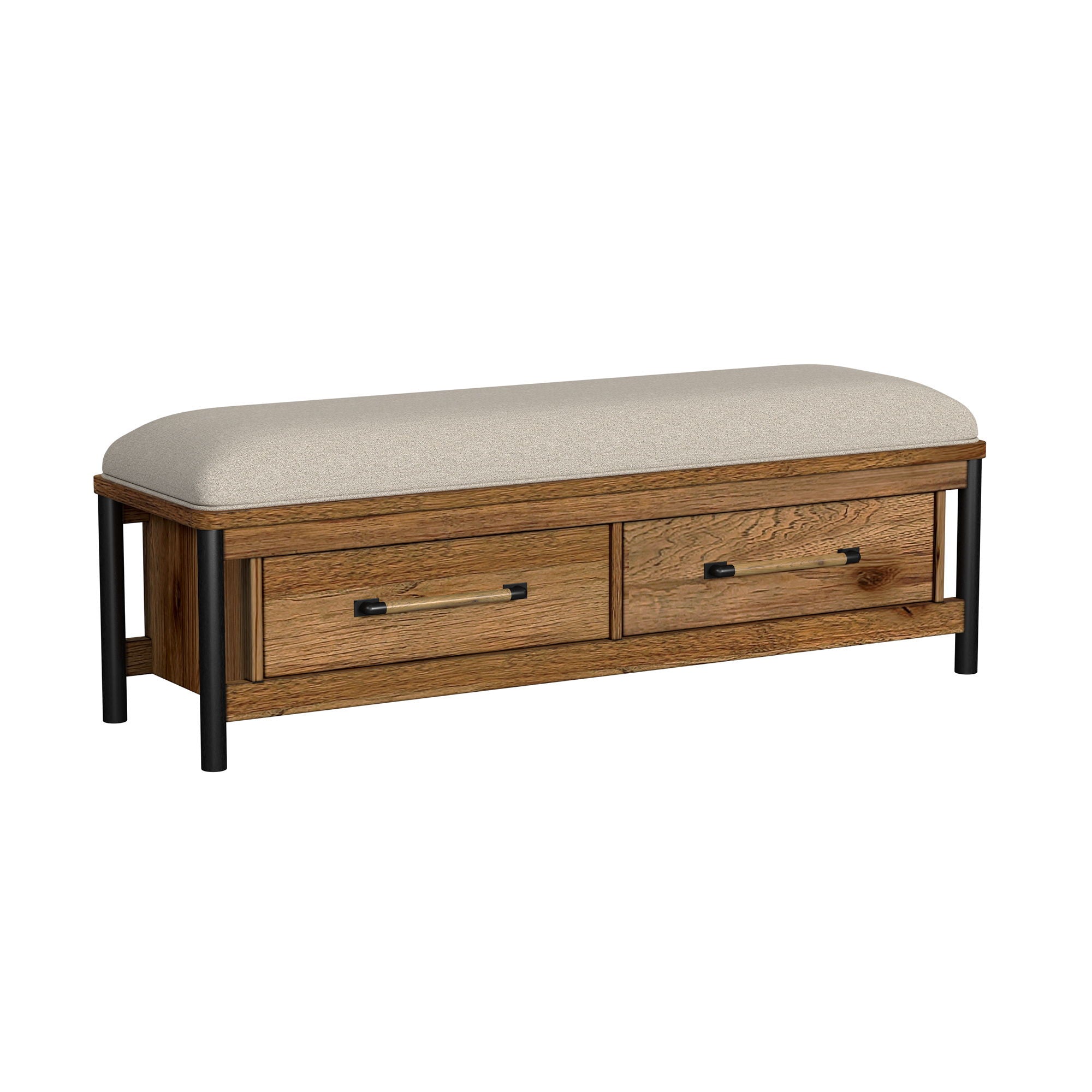 Norcross – Storage Bench – Hickory