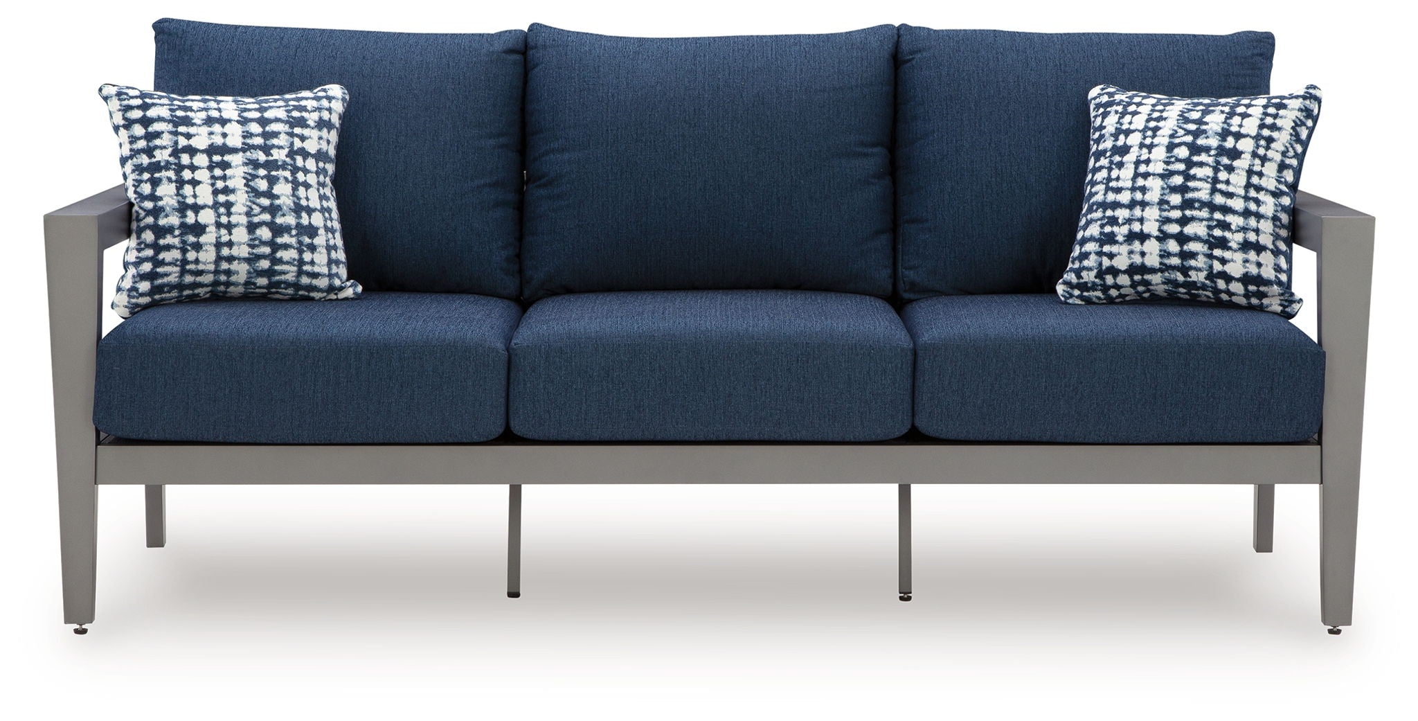 Gali - Sofa / Chairs / Table Set (Set of 4) - Gray / Blue - Image 3