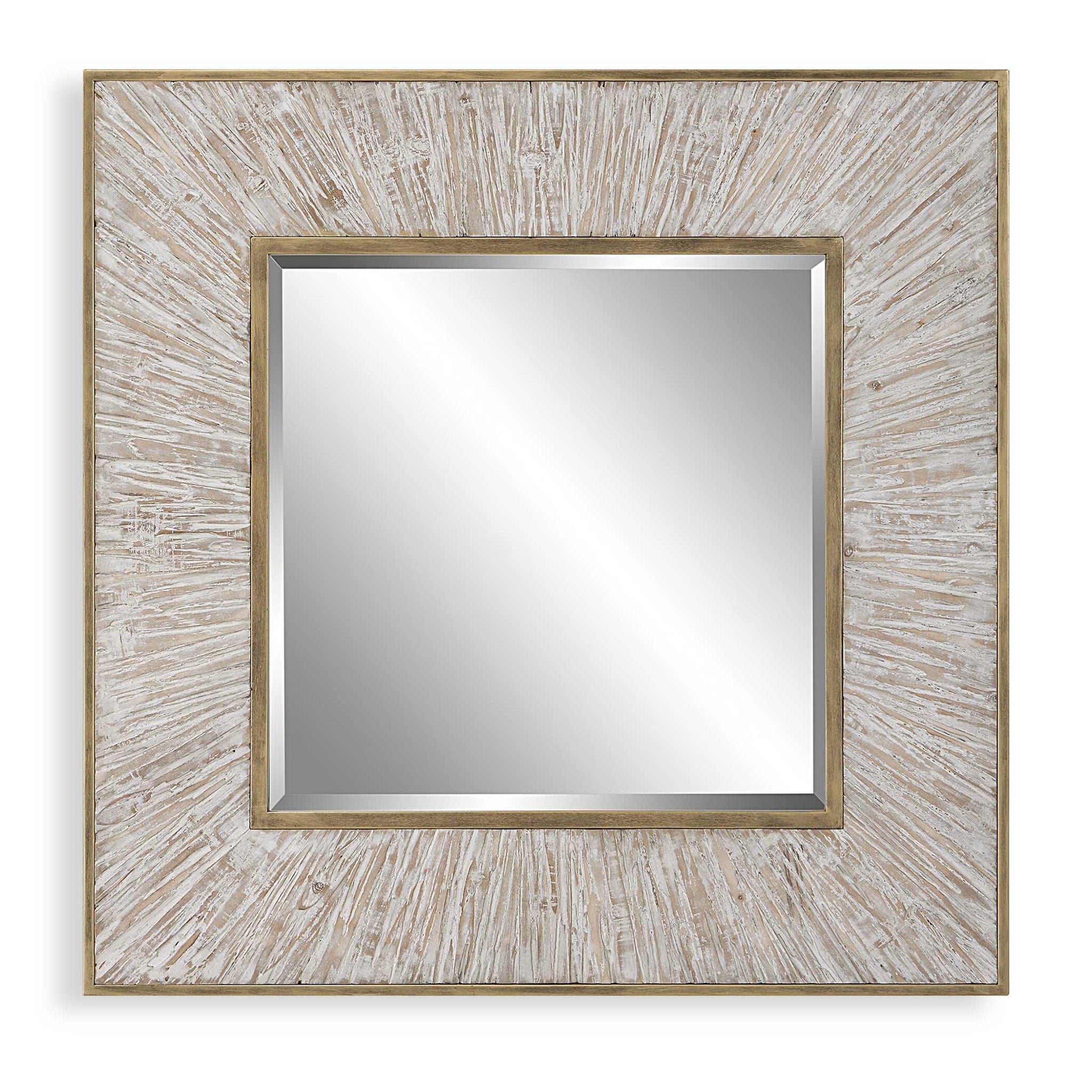 Wharton - Square Mirror - Gold - Image 1
