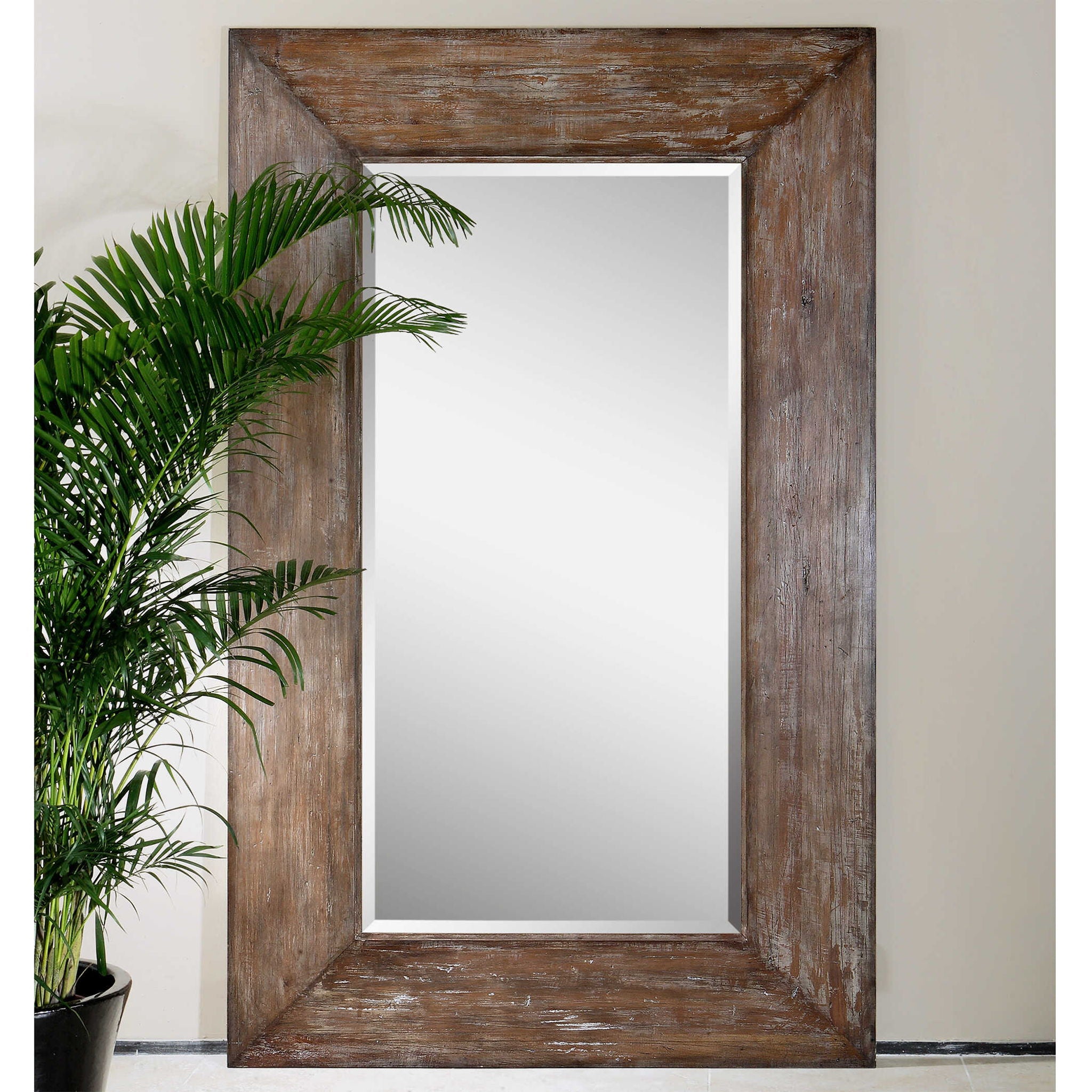 Langford - Large Wood Mirror - Dark Brown - Image 2