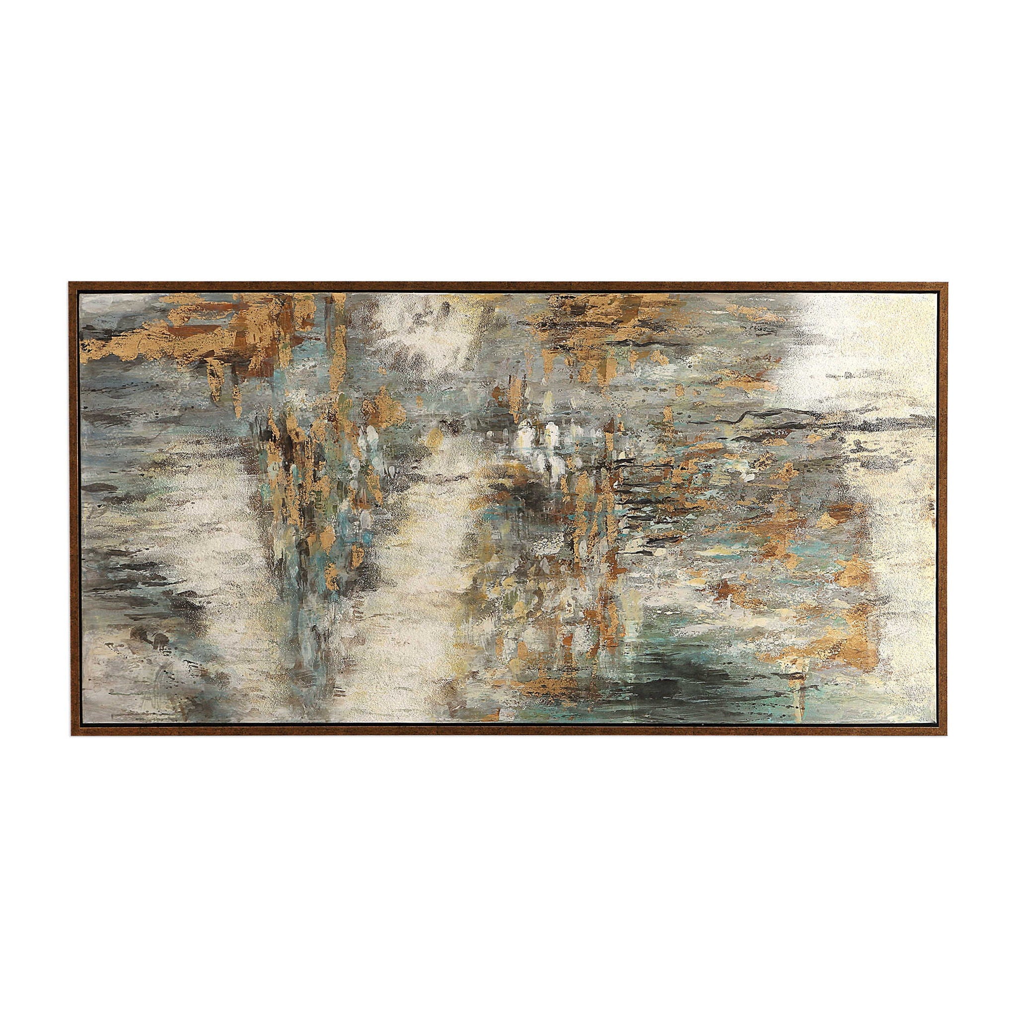 Behind The Falls – Abstract Art – Beige