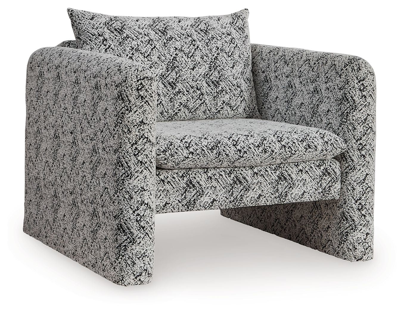 Kenbell - Accent Chair - Black / White - Image 1