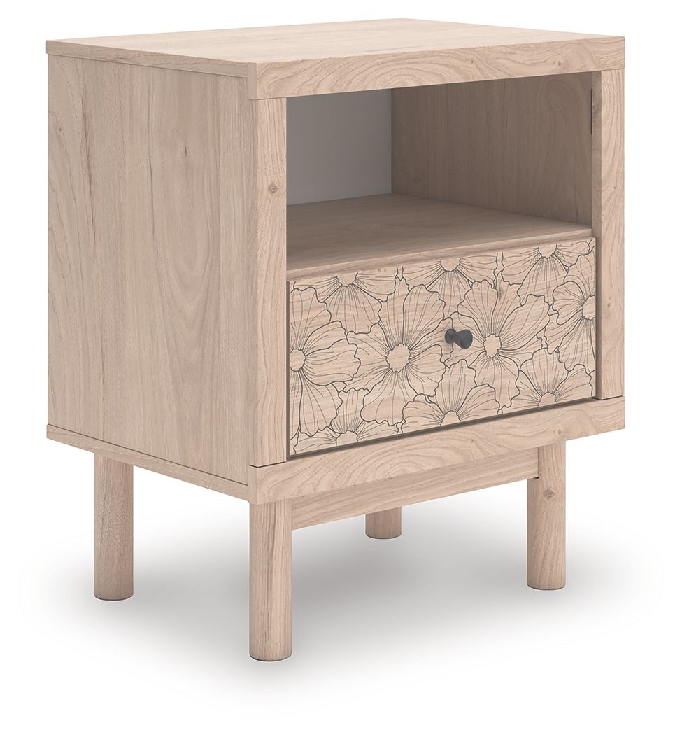 Arloster – One Drawer Night Stand – Tan