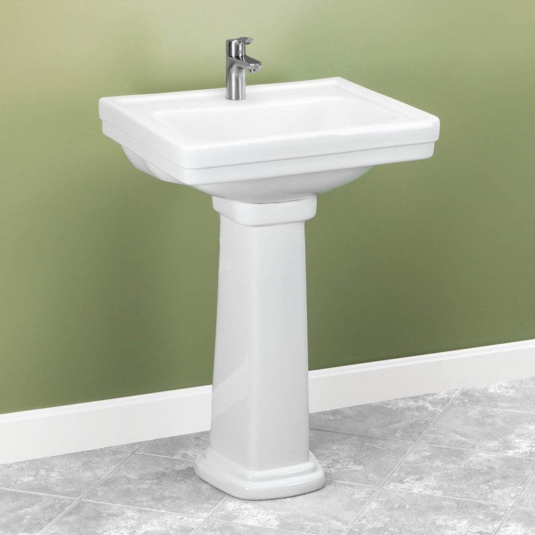 Promenade 24" Pedestal Bathroom Sink with One Hole - Image 2