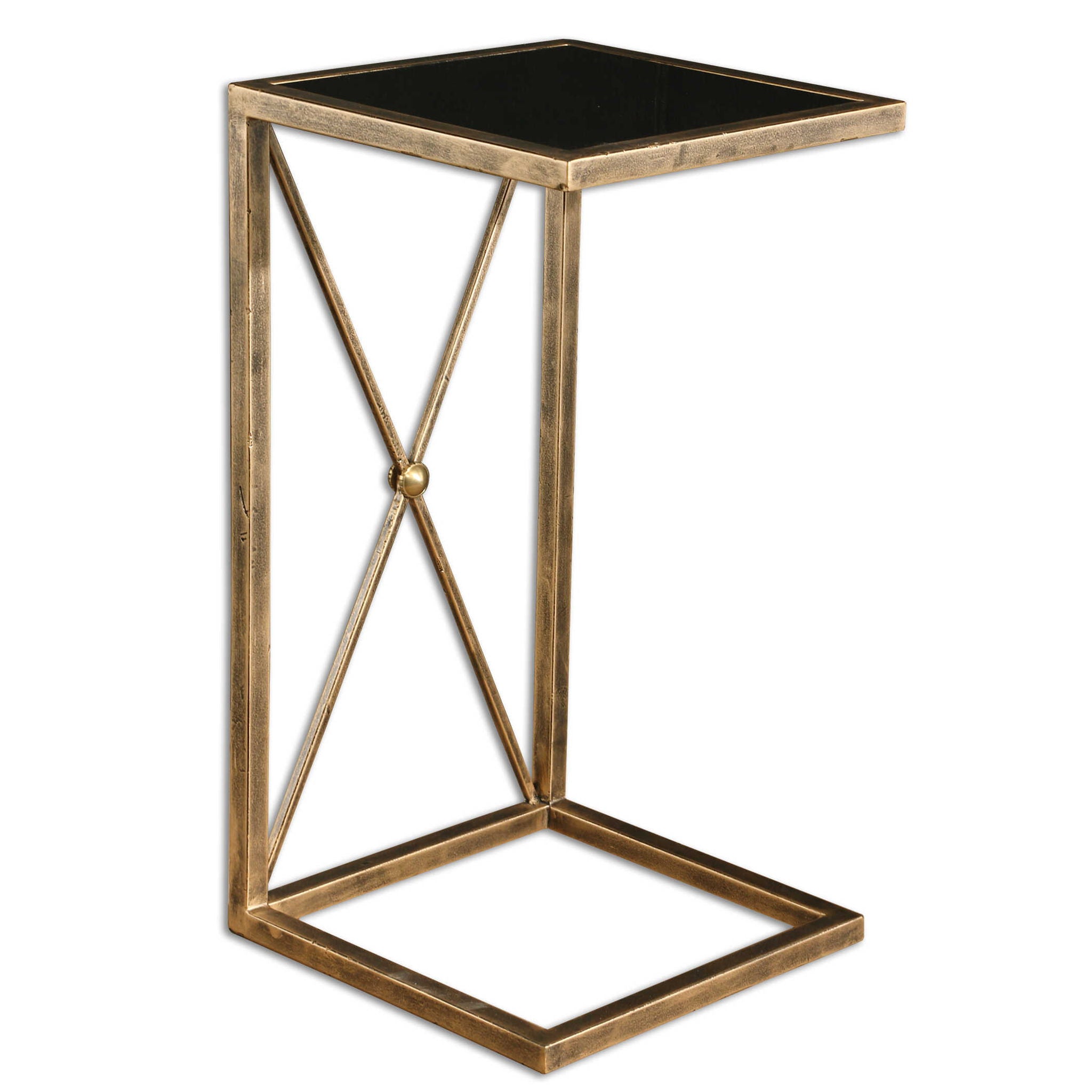 Zafina - Accent Table - Gold - Image 1