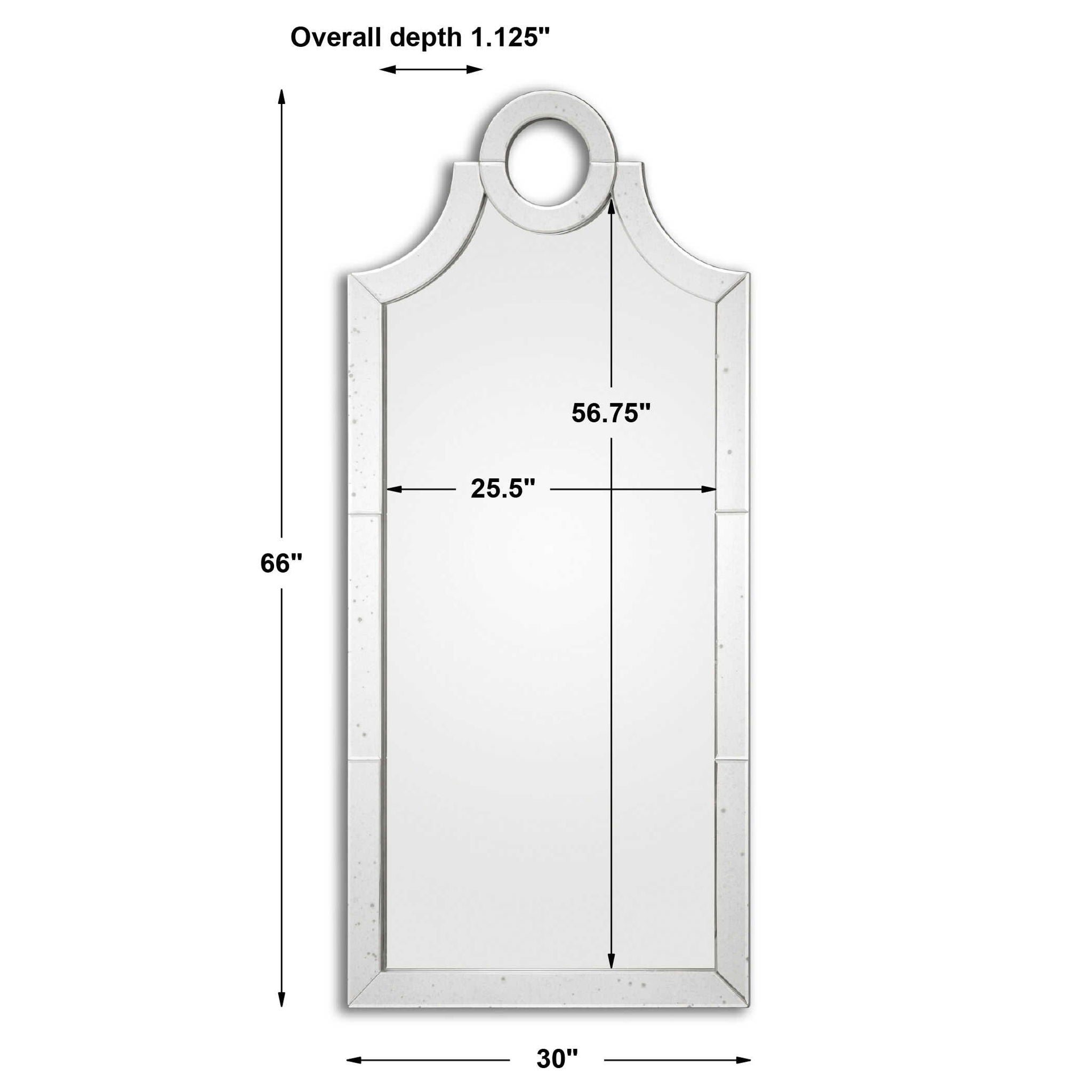Acacius - Arched Mirror - Pearl Silver - Image 2