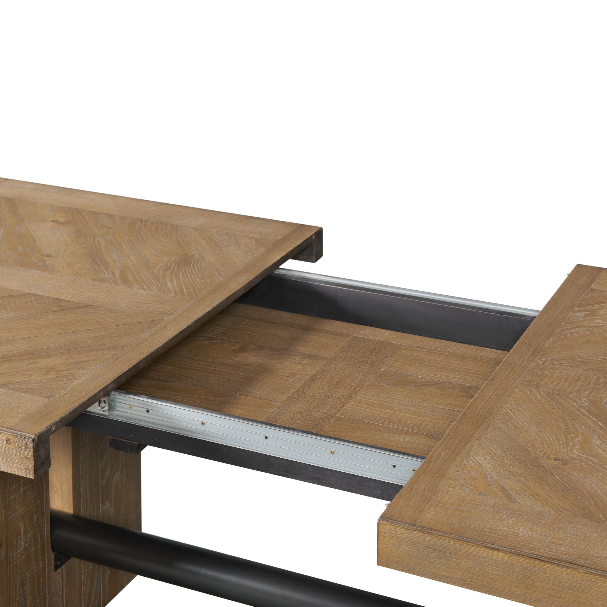 Landmark - Trestle Dining Table - Weathered Oak - Image 3