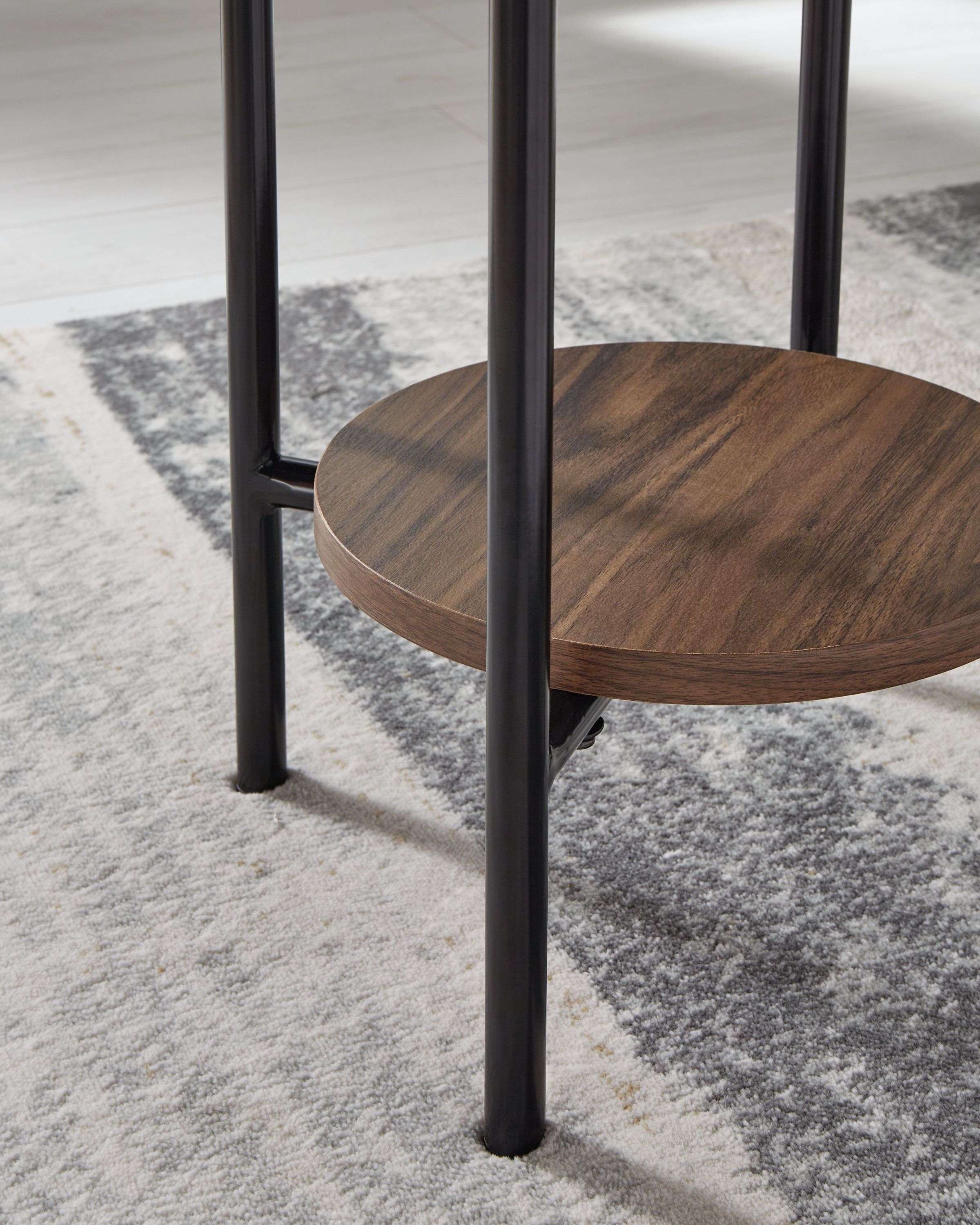 Wrenwich - Occasional Table Set (Set of 3) - Brown / Black / White - Image 3