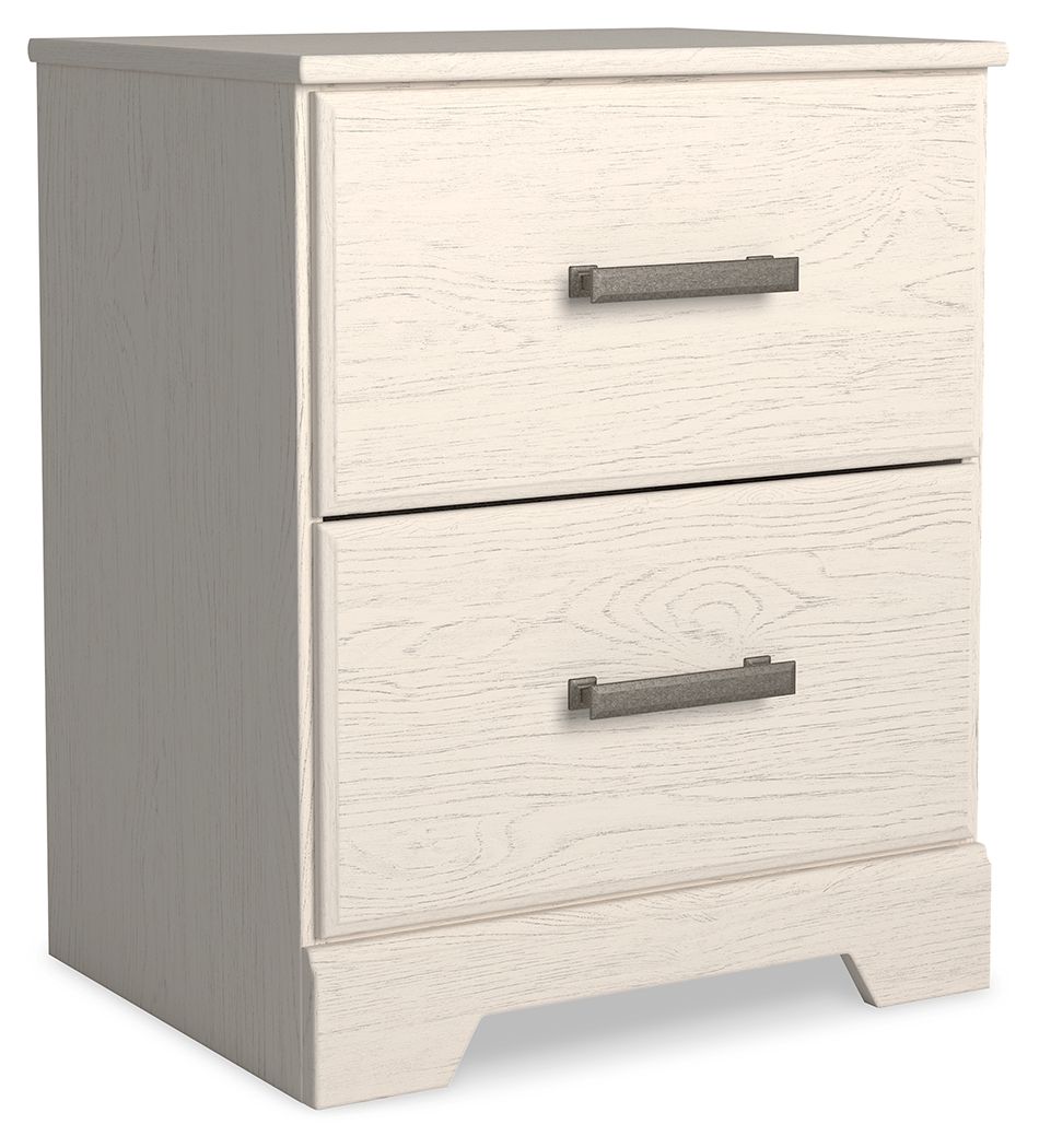 Stelsie - Two Drawer Night Stand - White - Image 1