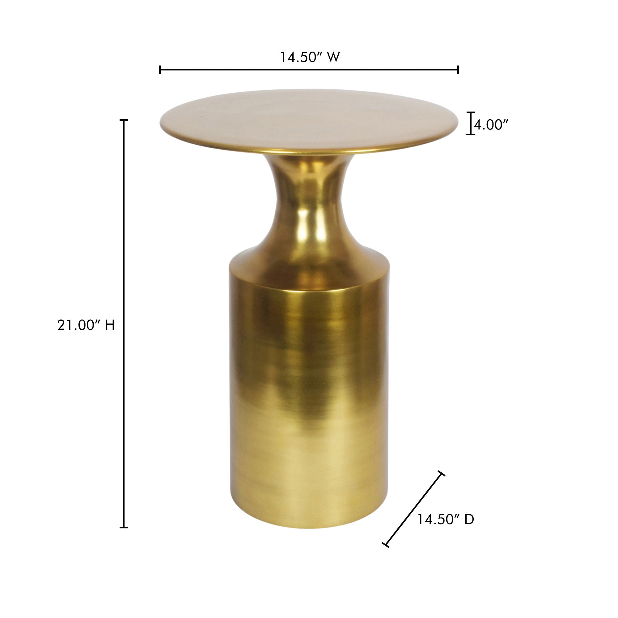 Rassa - Accent Table - Yellow - Image 2