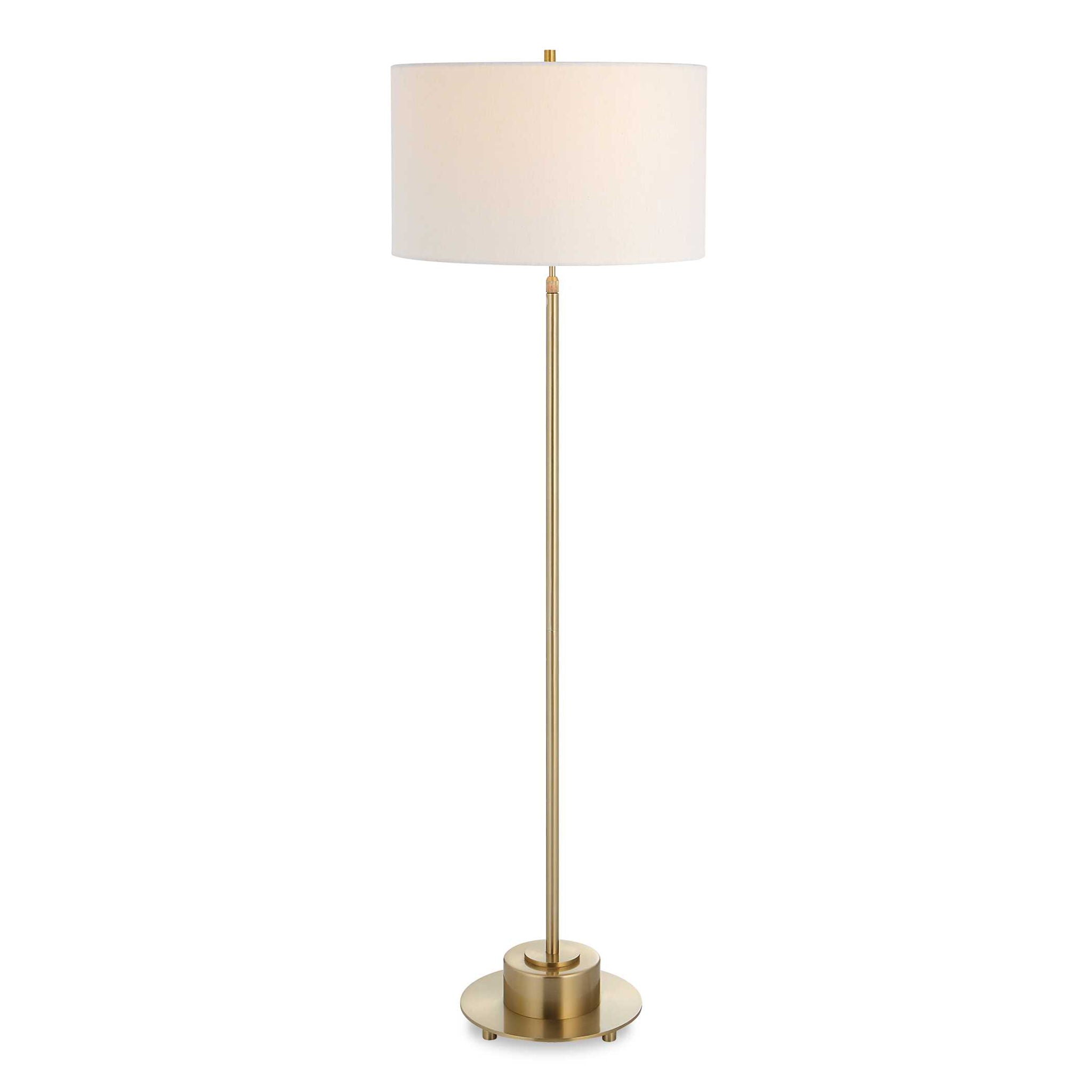 Prominence - Brass Floor Lamp - Image 1