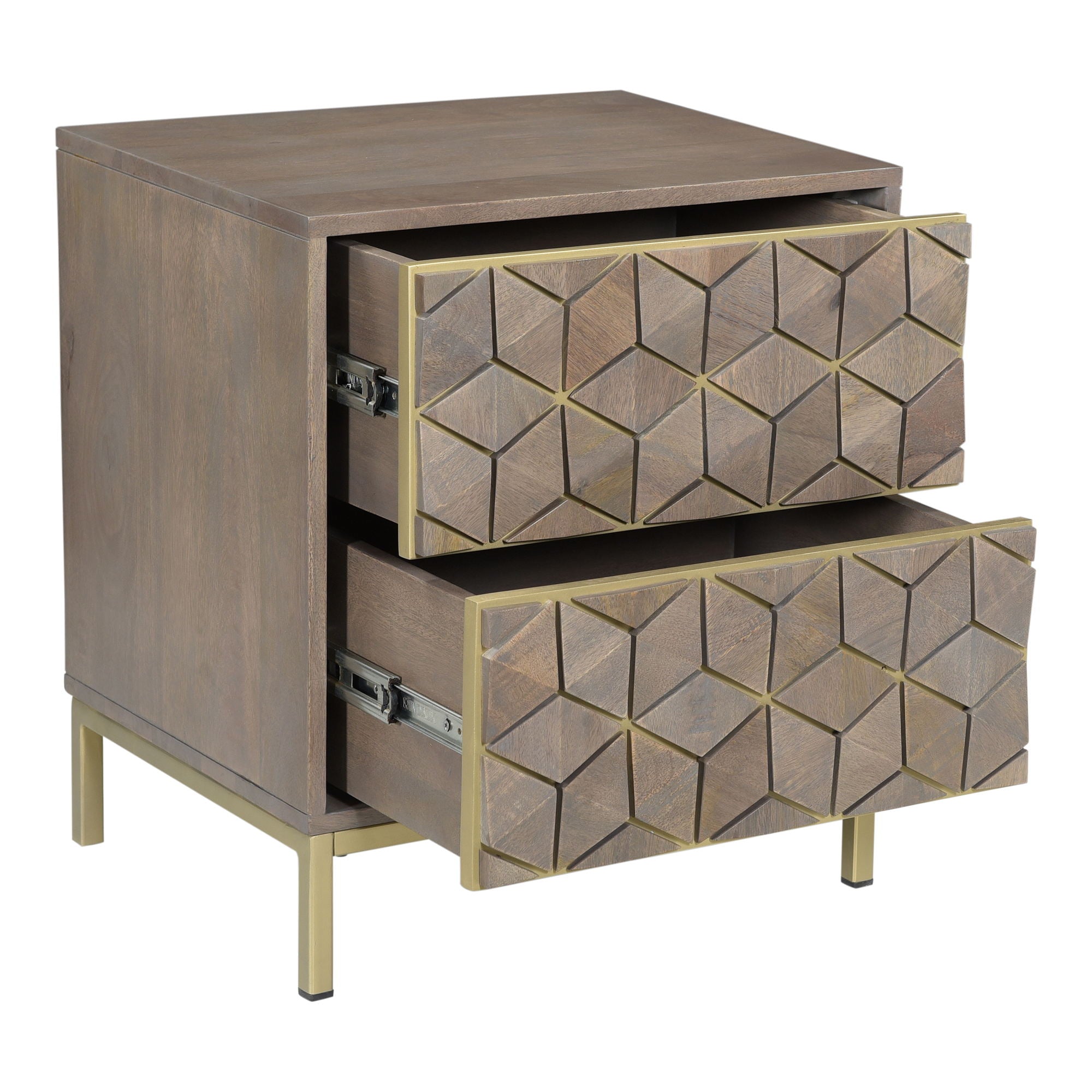 Corolla - Nightstand - Gray - Image 2