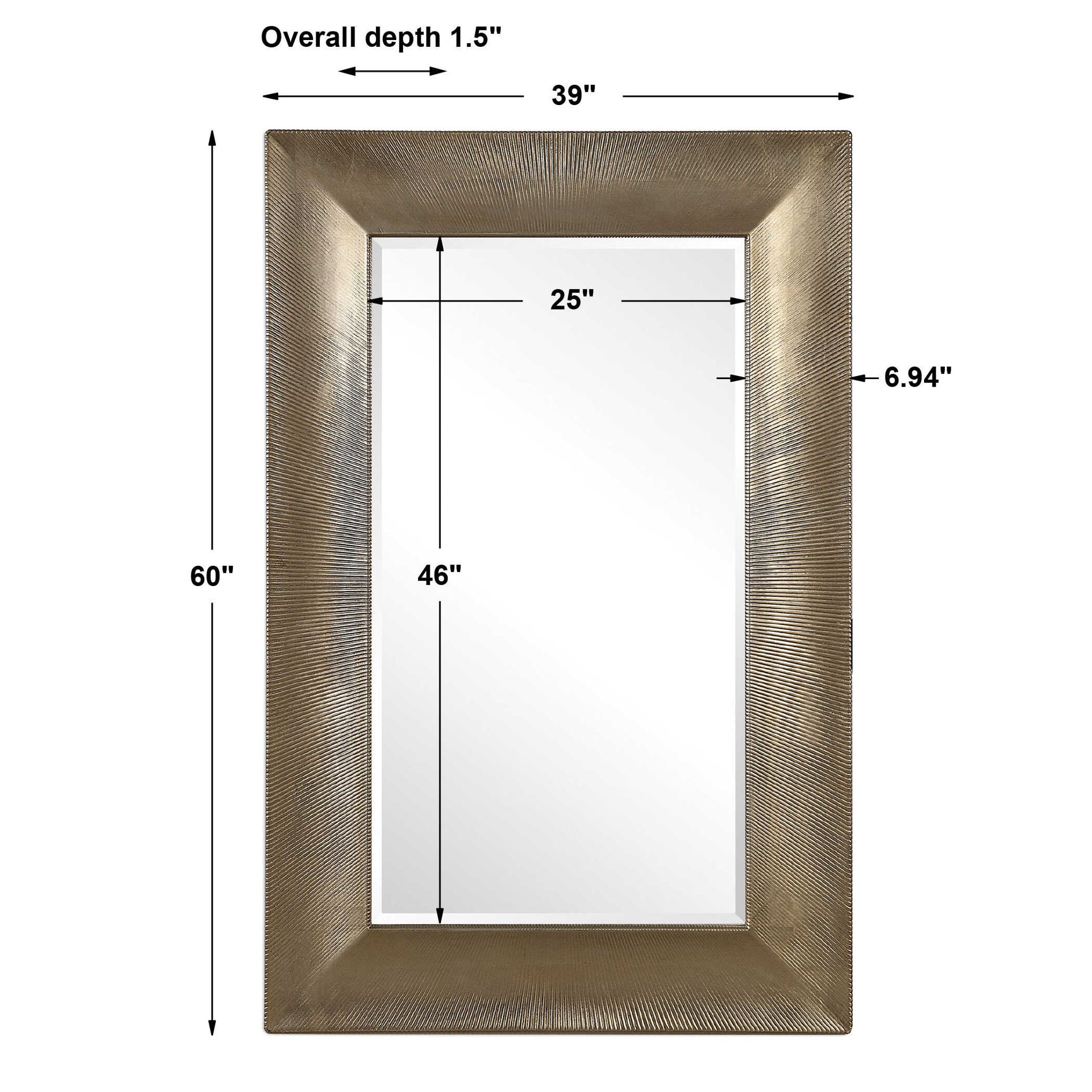 Valenton - Large Mirror - Champagne - Image 3
