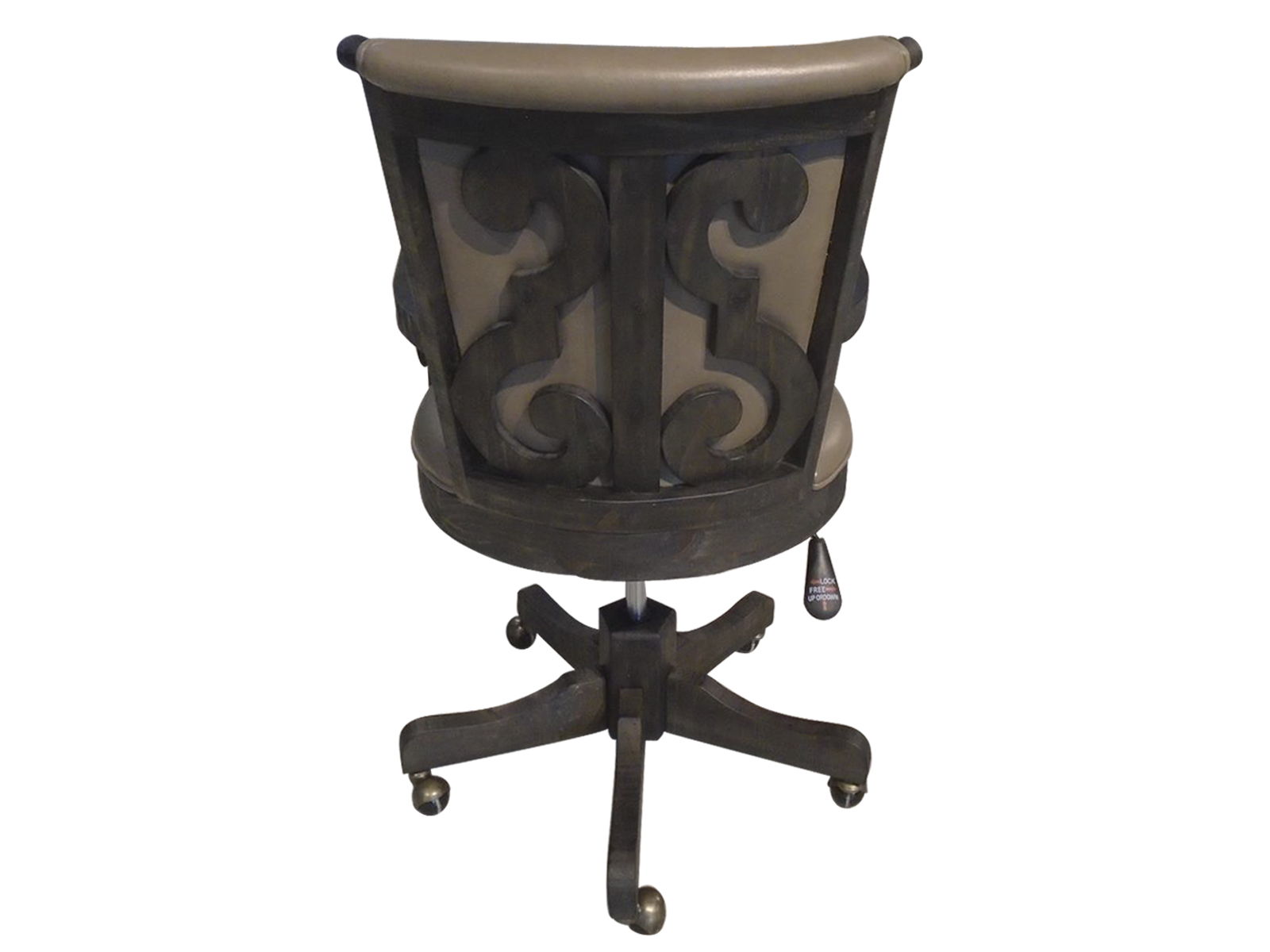 Bellamy - Fully Upholstered Desk Chair - Peppercorn - Image 2