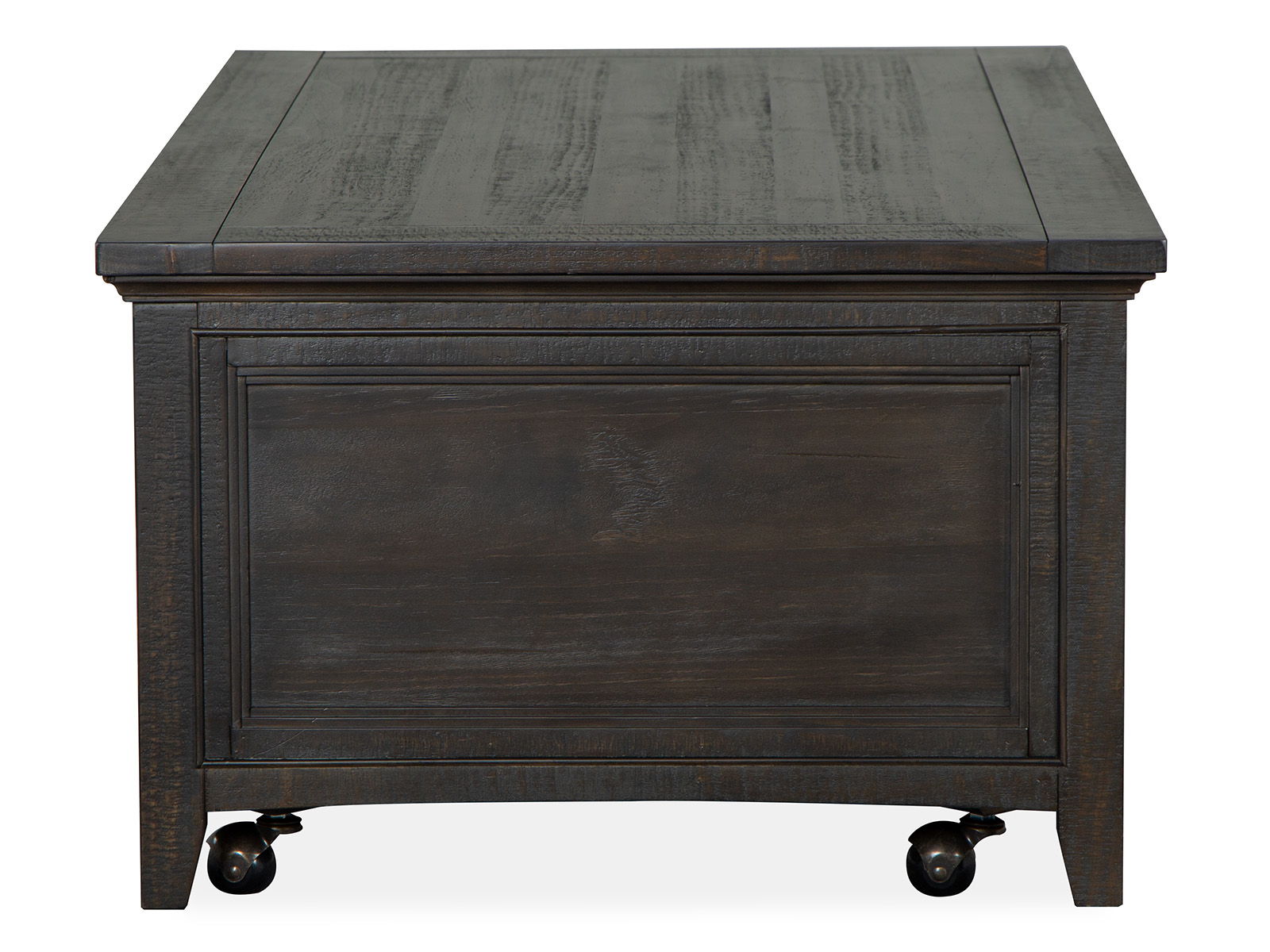 Westley Falls - Lift Top Storage Cocktail Table With Casters - Graphite - Image 2